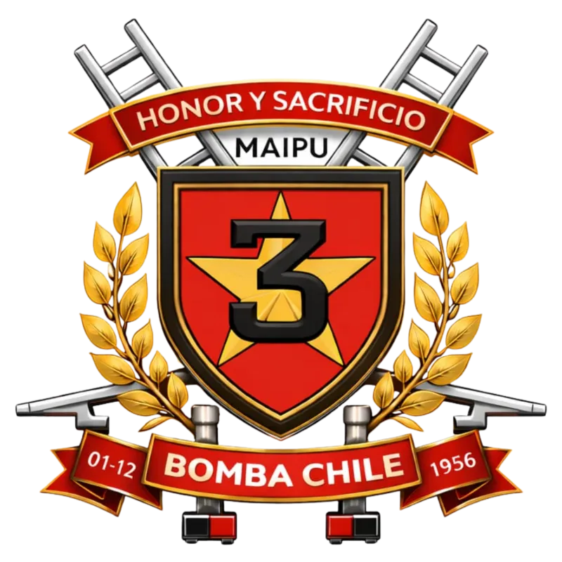 Escudo Tercera Compañía "Bomba Chile"