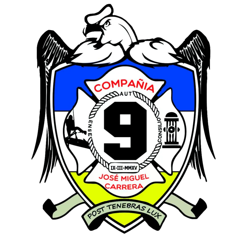 Escudo Novena Compañía "Bomba José Miguel Carrera"