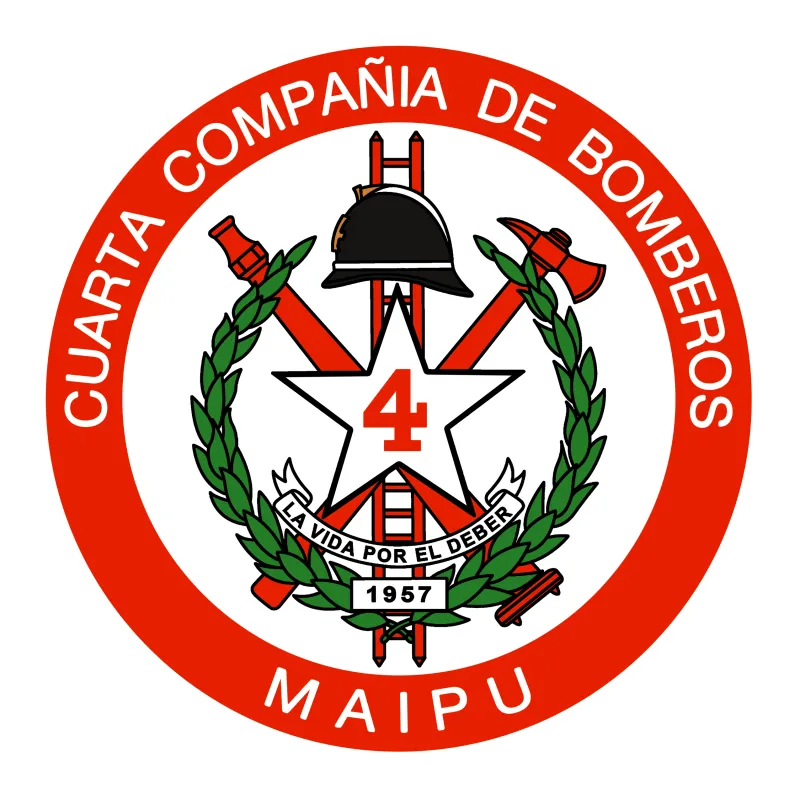 Escudo Cuarta Compañía «La Vida por el Deber»