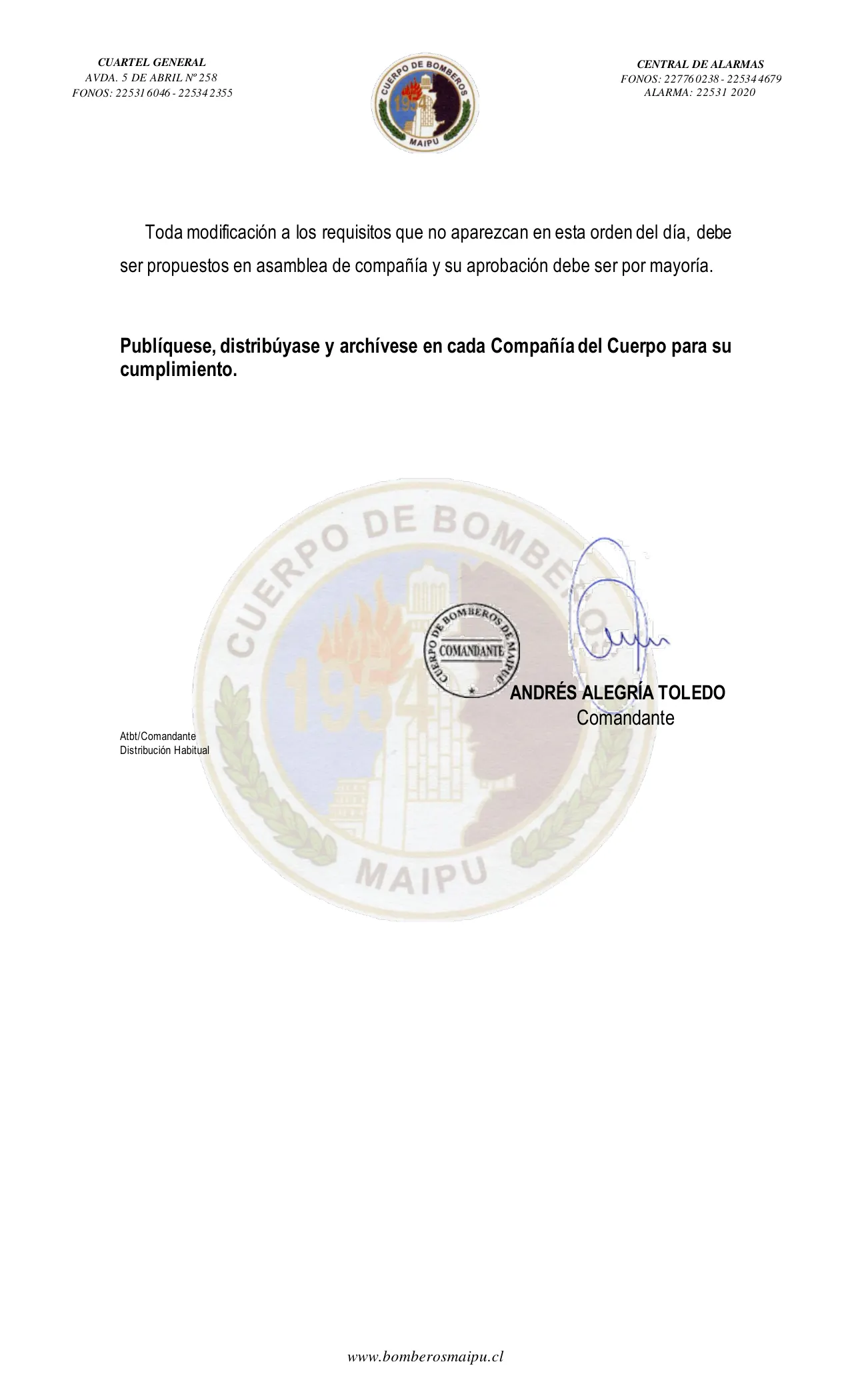 Página 2 de Orden del Día N° 142/2023