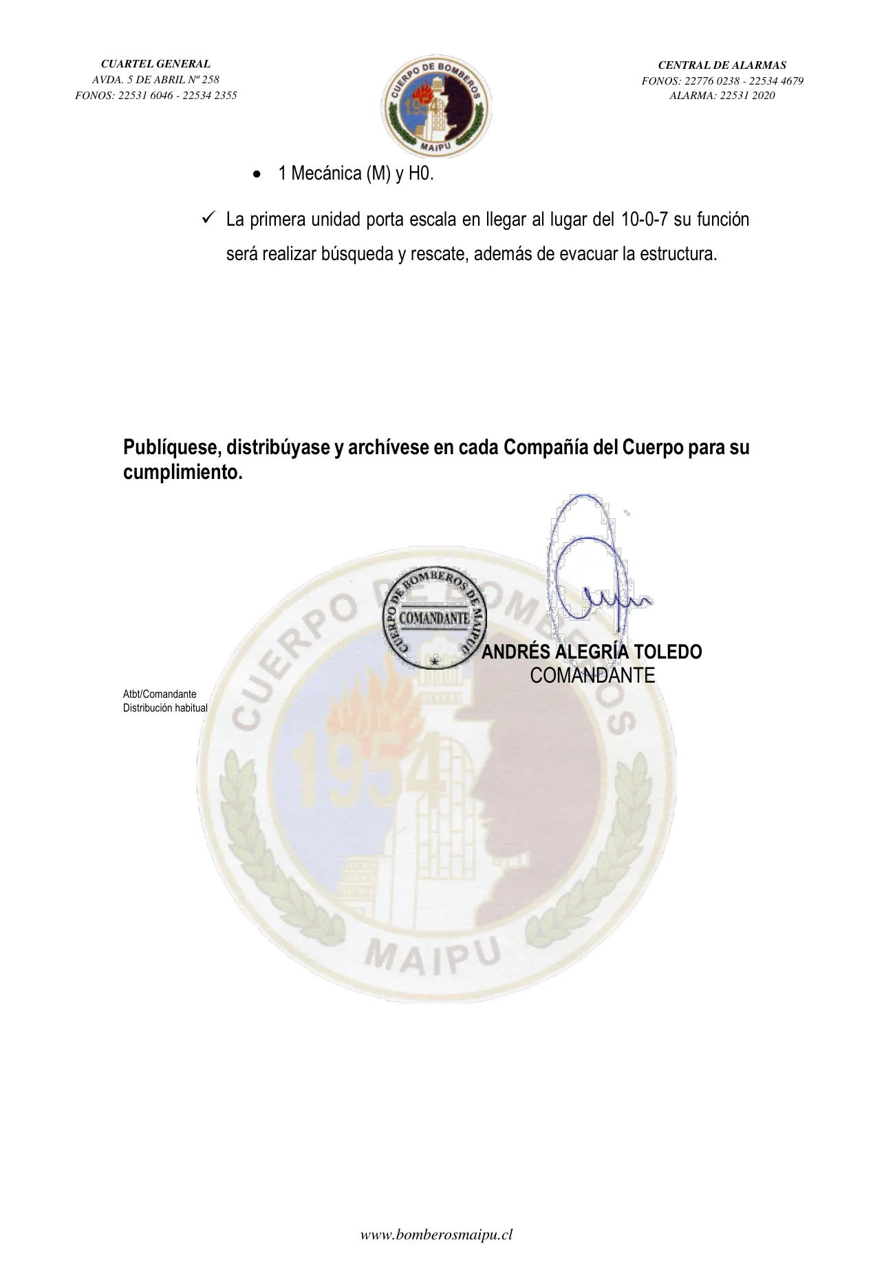 Página 2 de Orden del Día N° 180/2023