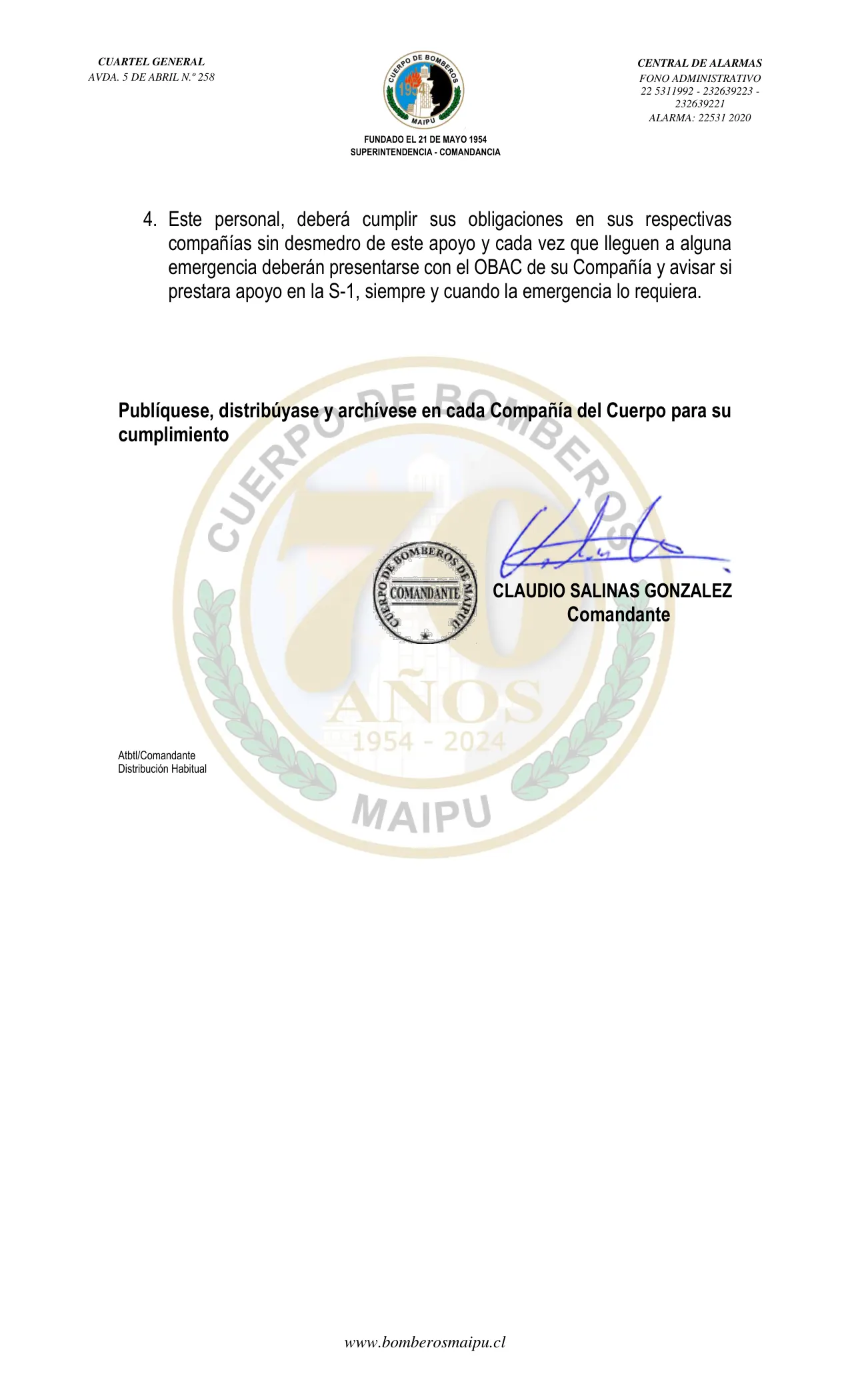 Página 2 de Orden del Día N° 44/2025