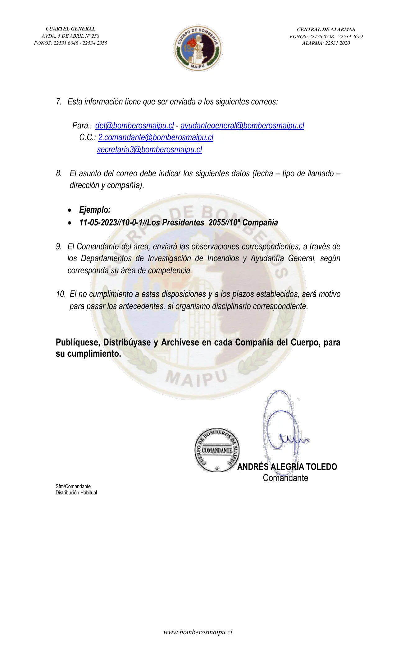 Página 2 de Orden del Día N° 88/2023