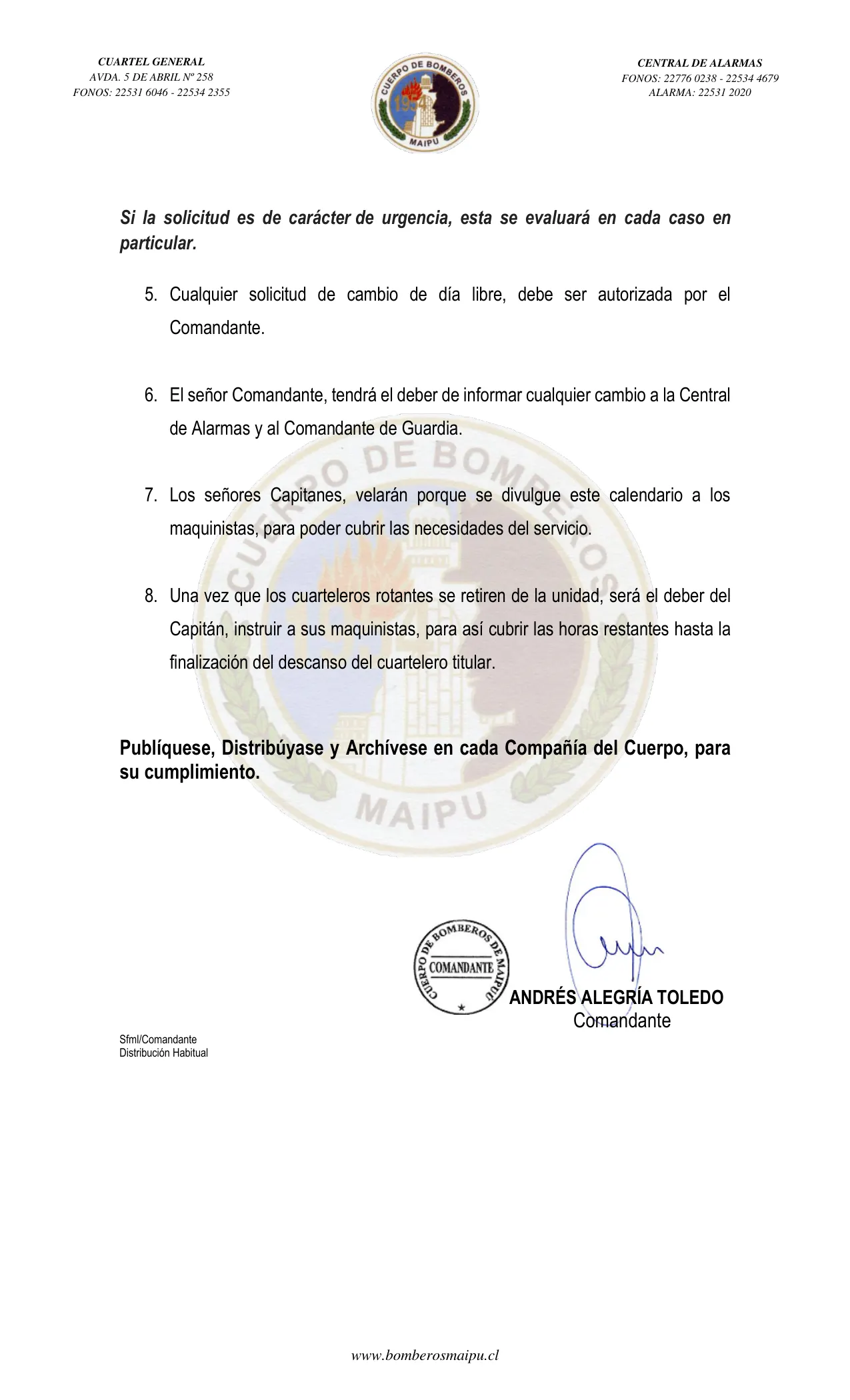 Página 2 de Orden del Día N° 81/2023
