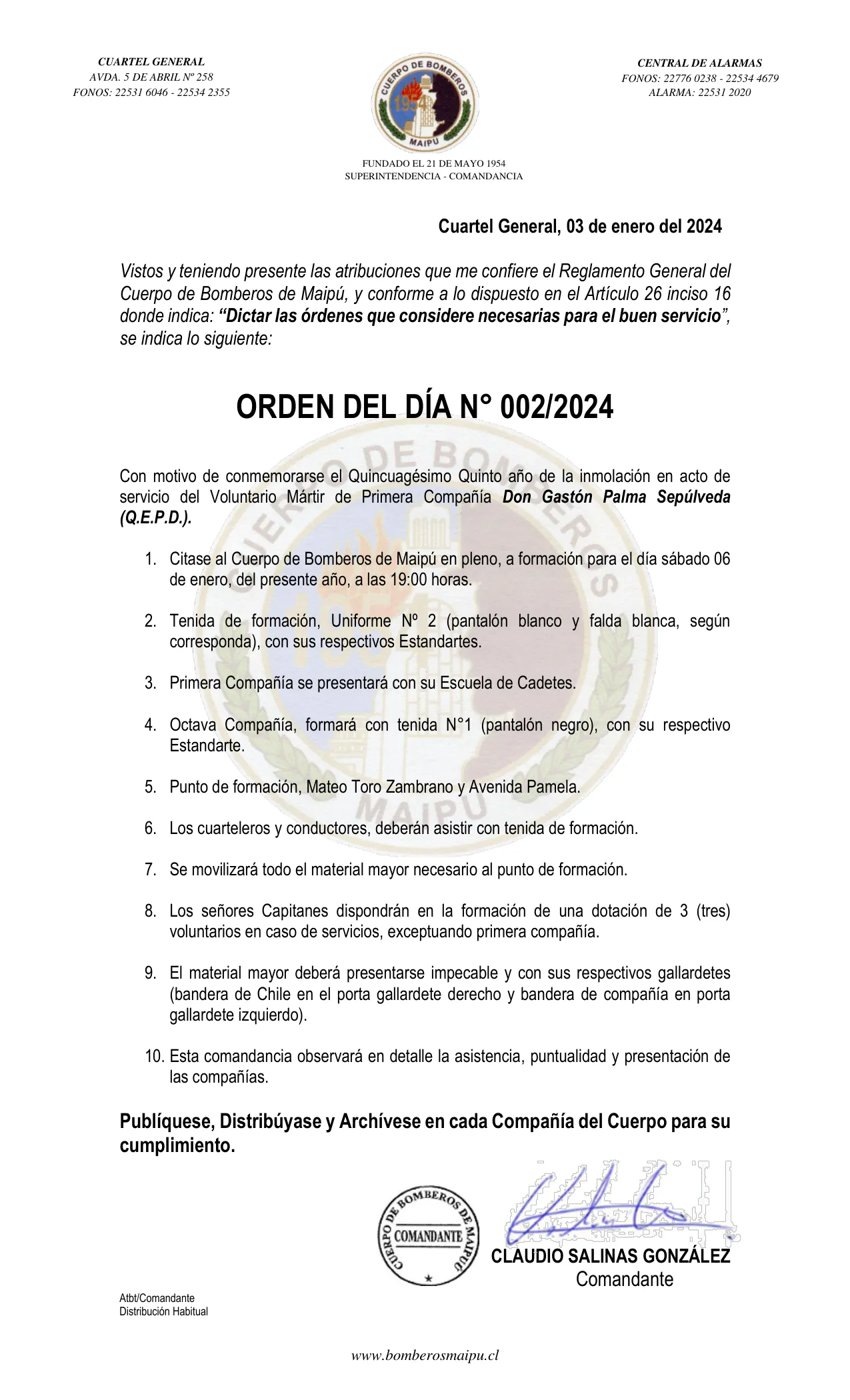 Página 1 de Orden del Día N° 2/2024