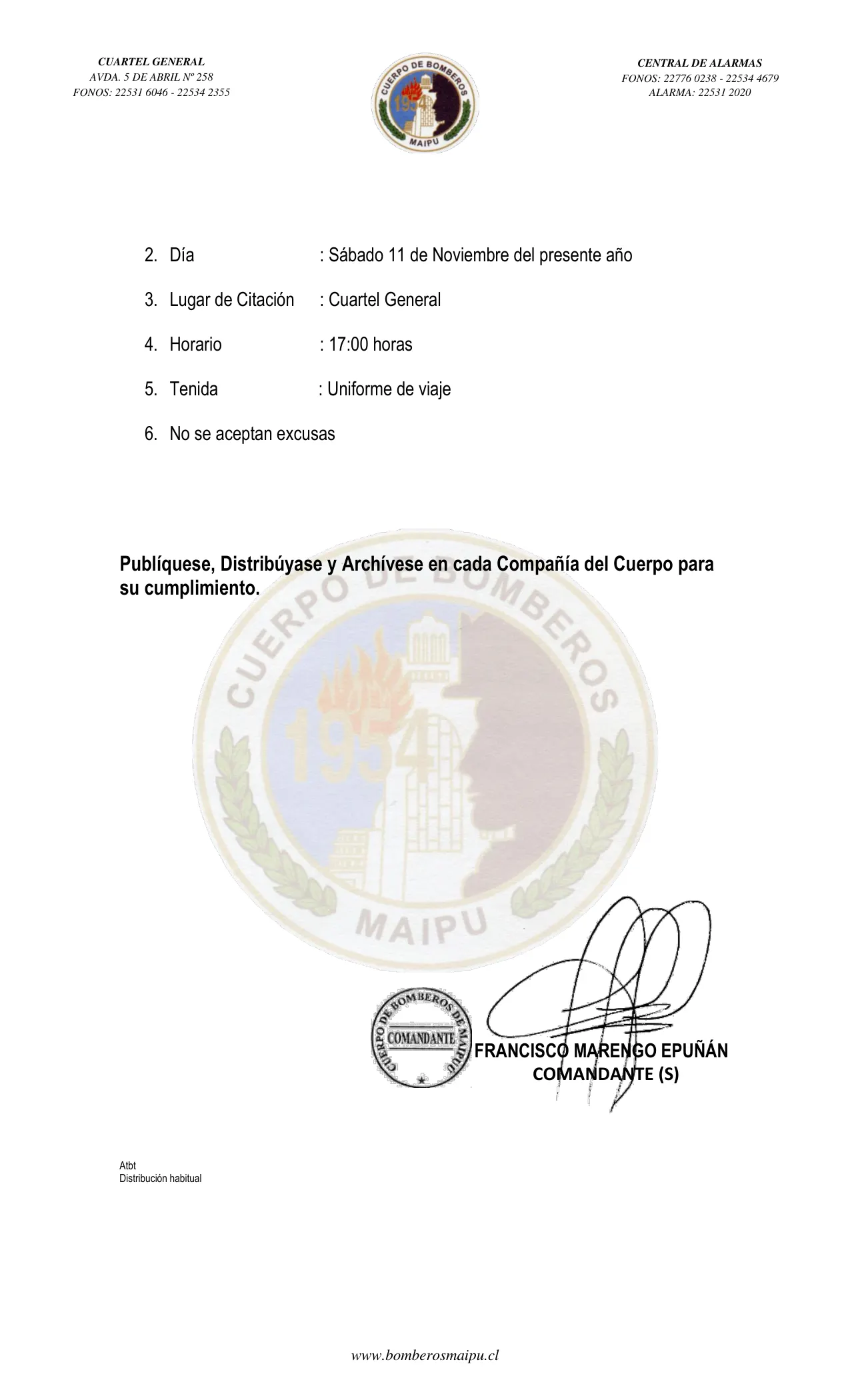Página 2 de Orden del Día N° 175/2023