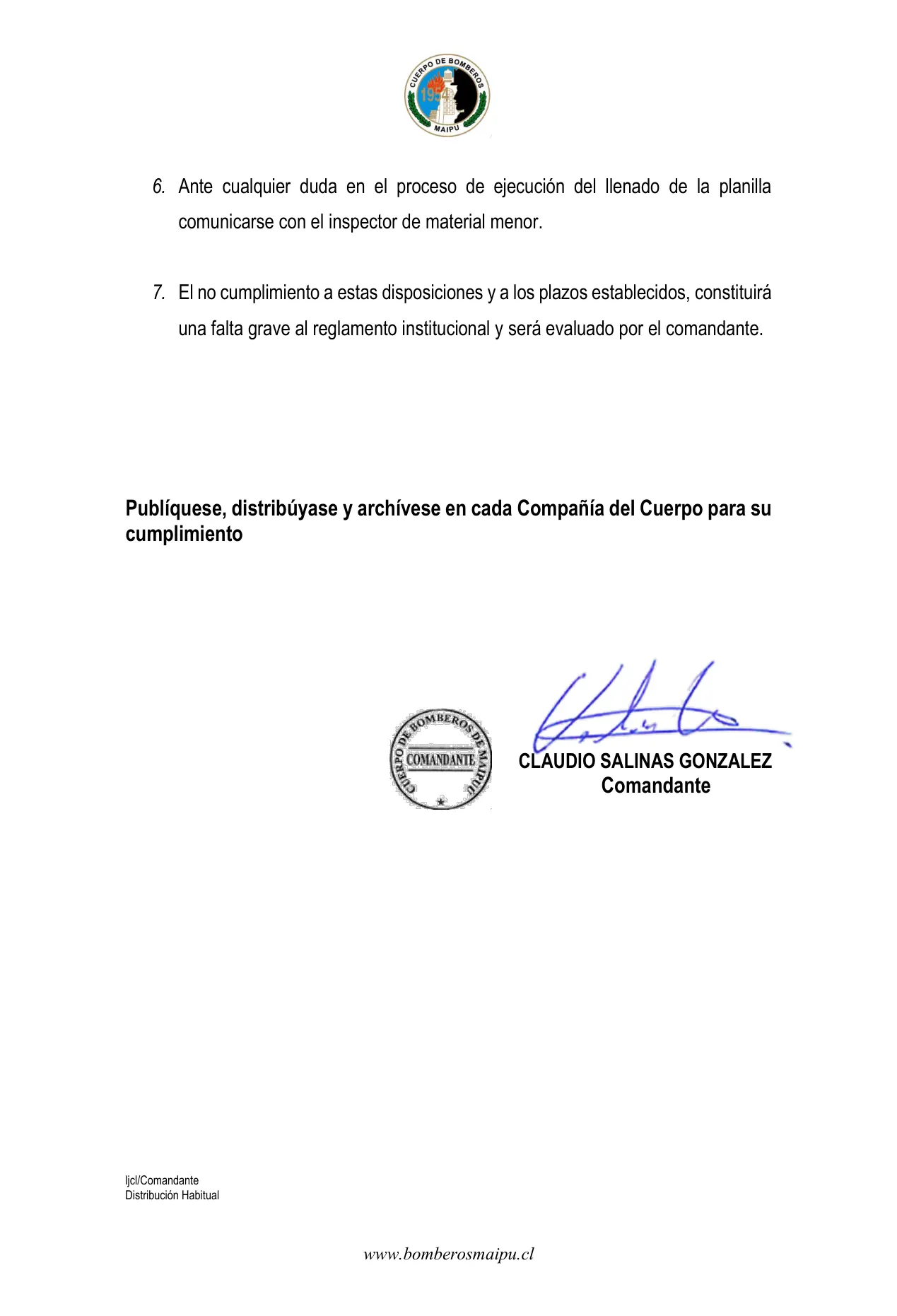 Página 2 de Orden del Día N° 70/2026