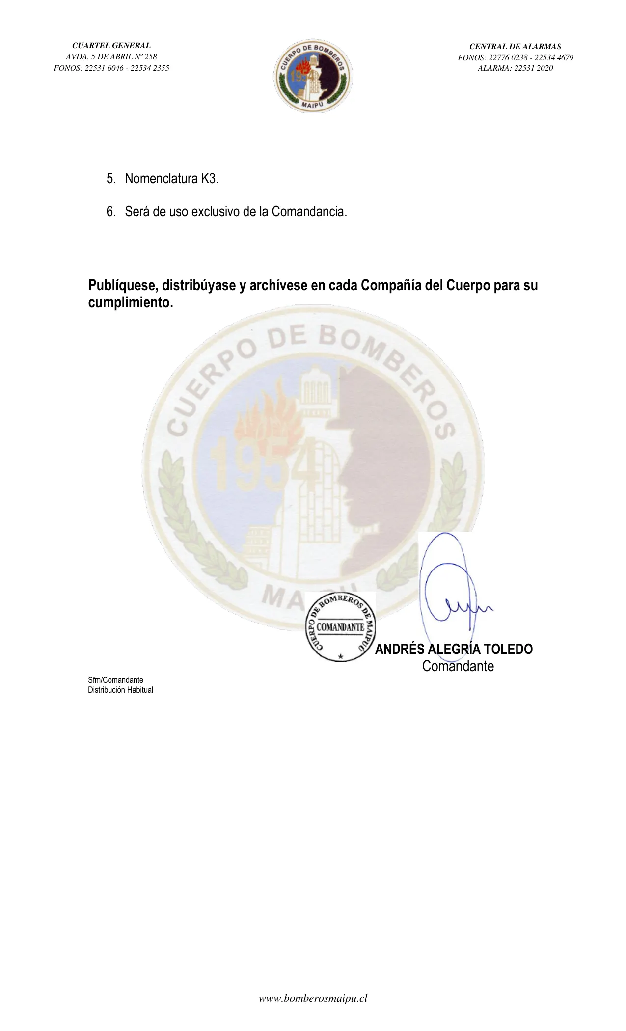 Página 2 de Orden del Día N° 35/2023