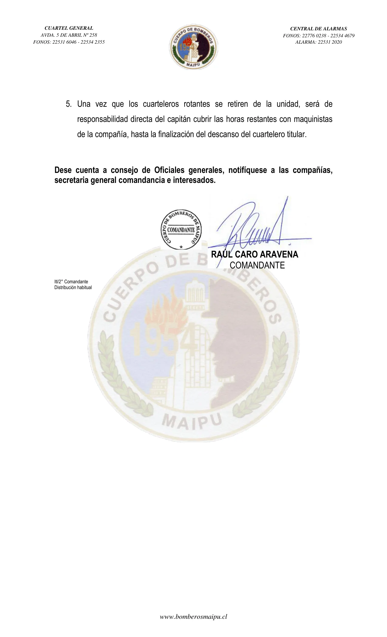 Página 2 de Orden del Día N° 82/2021