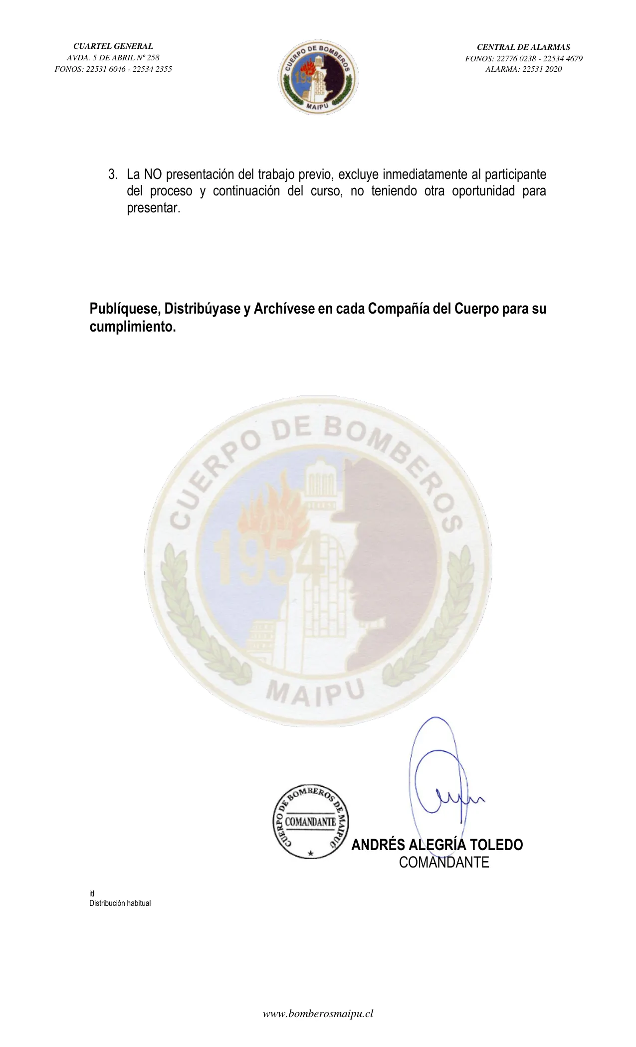 Página 2 de Orden del Día N° 77/2023