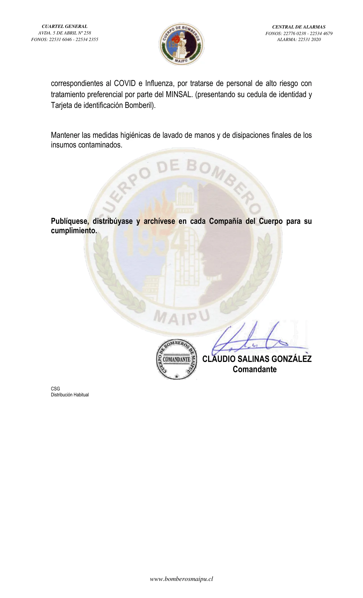 Página 2 de Orden del Día N° 38/2024