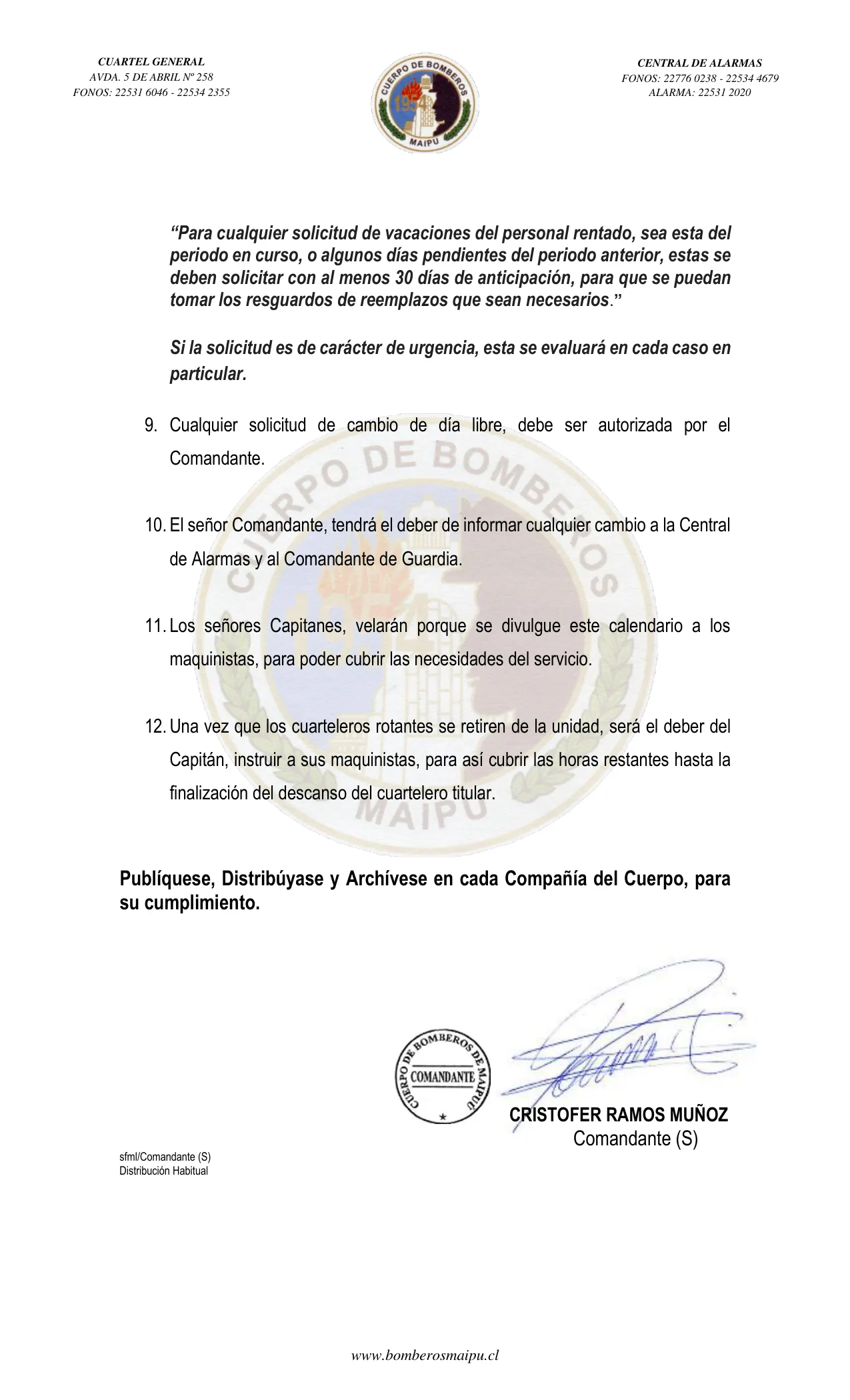 Página 2 de Orden del Día N° 17/2023