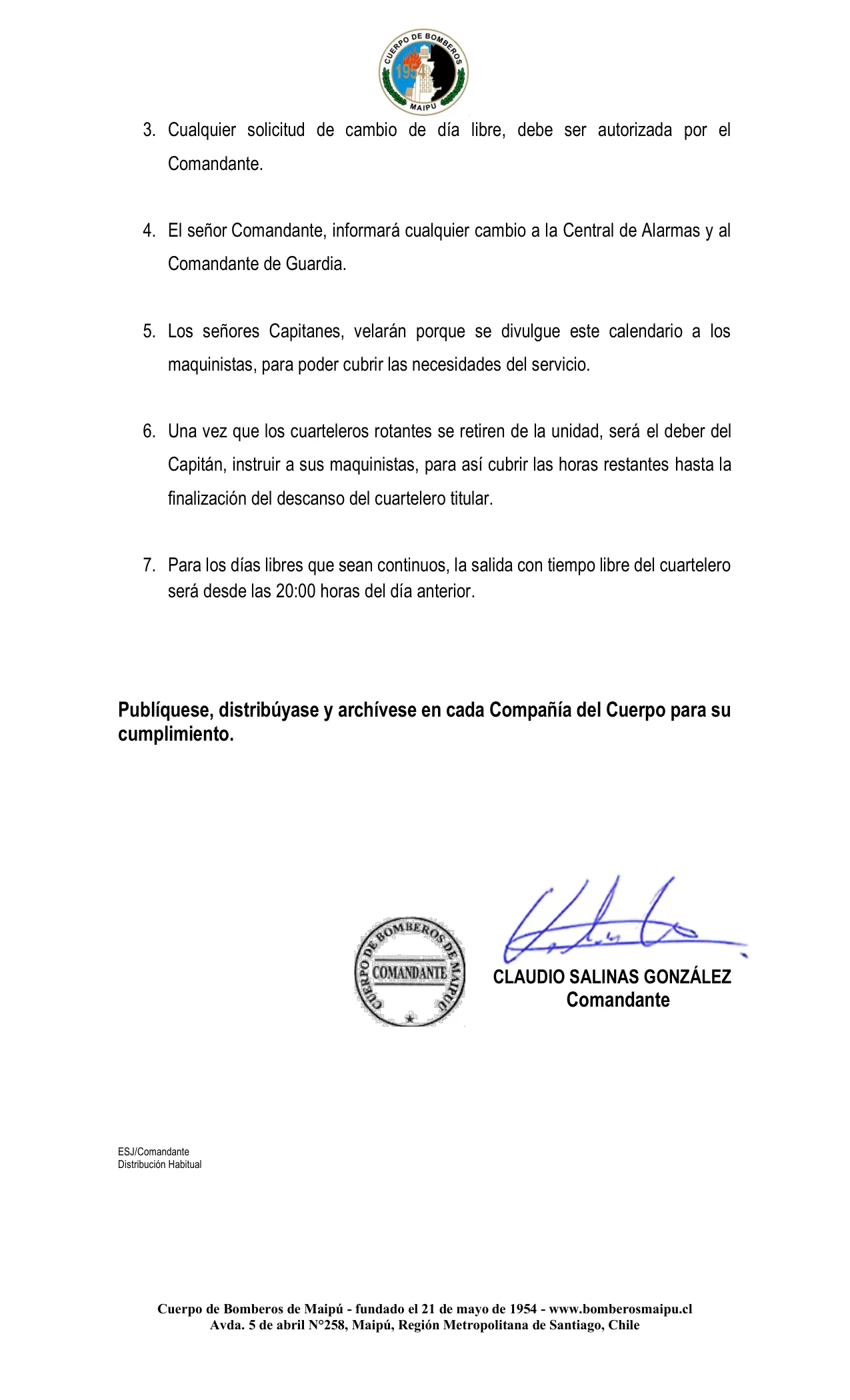 Página 2 de Orden del Día N° 20/2026