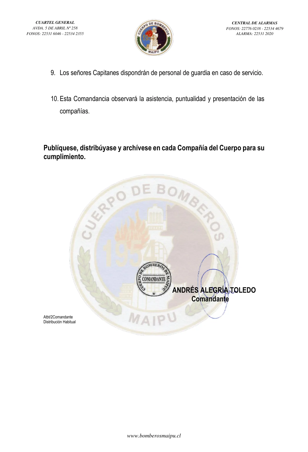 Página 2 de Orden del Día N° 145/2023