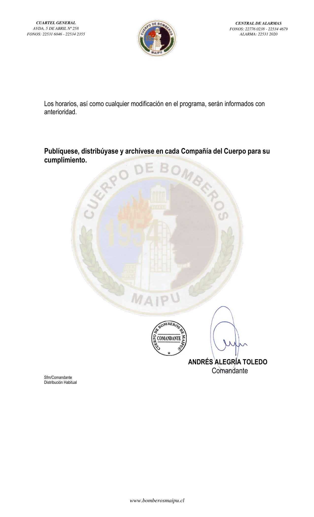 Página 2 de Orden del Día N° 29/2023