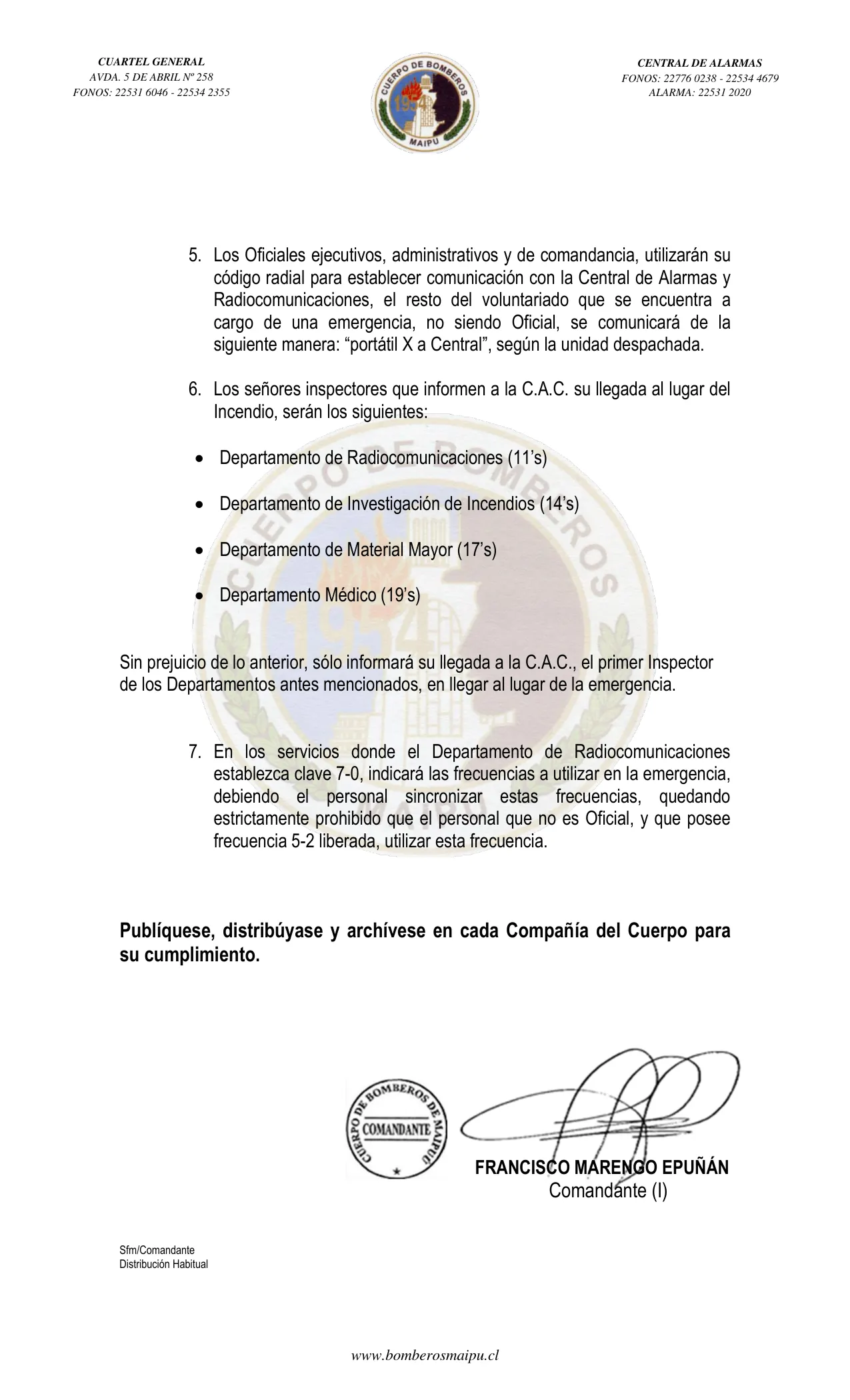 Página 2 de Orden del Día N° 13/2023