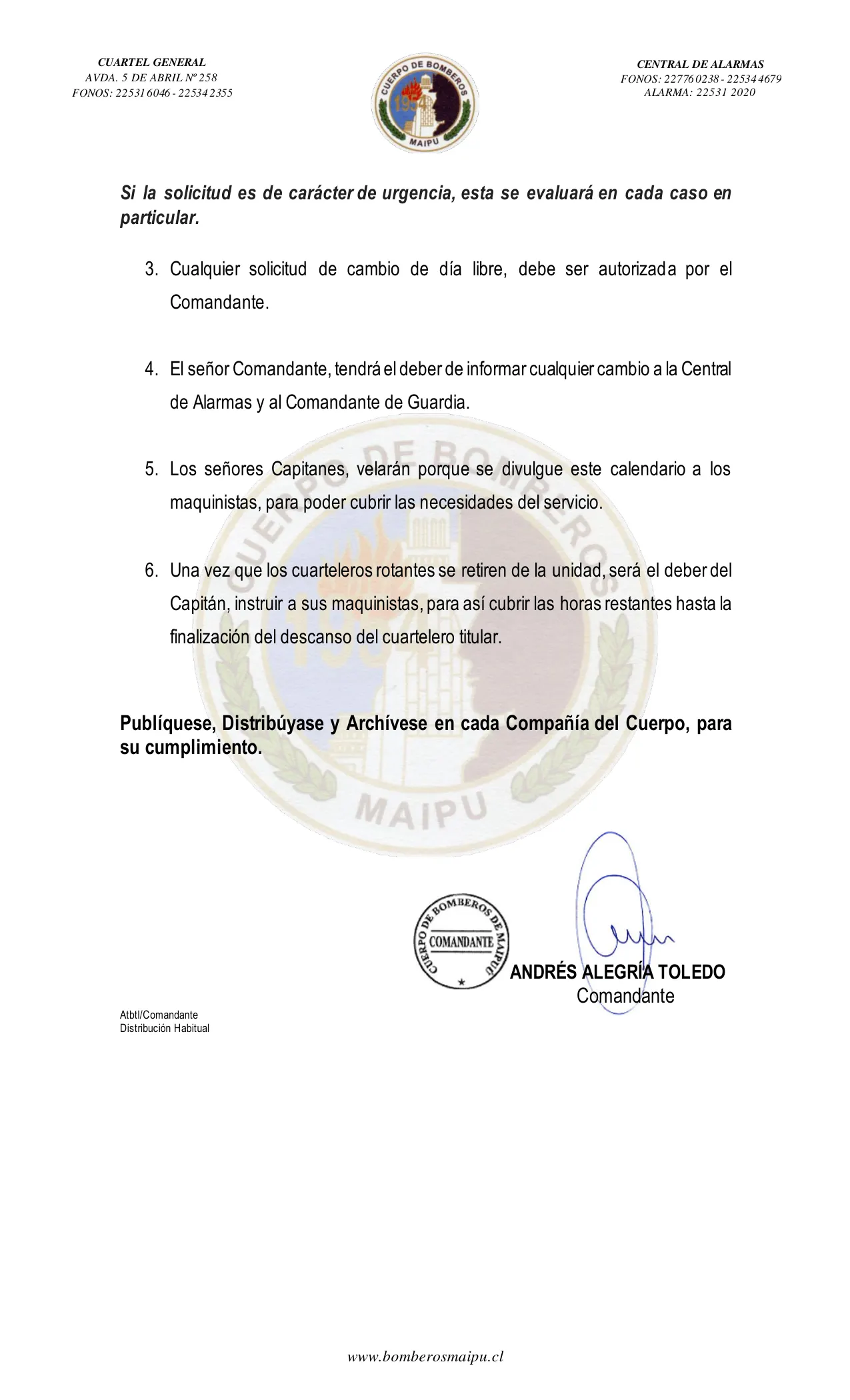 Página 2 de Orden del Día N° 143/2023