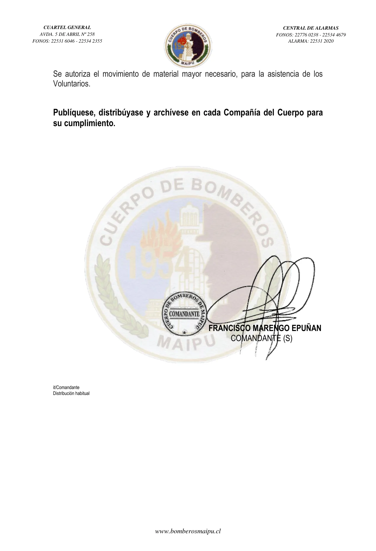 Página 3 de Orden del Día N° 95/2023