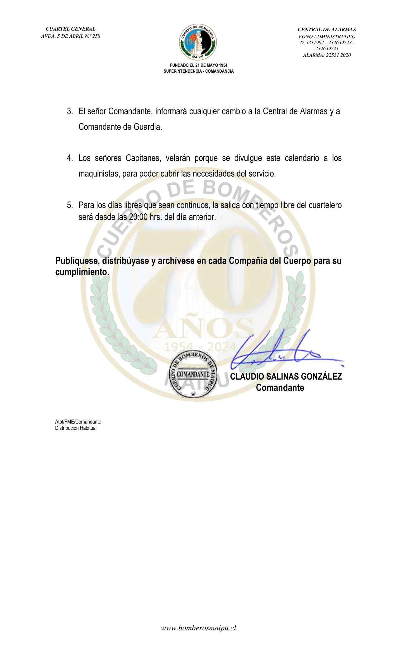 Página 2 de Orden del Día N° 176/2024