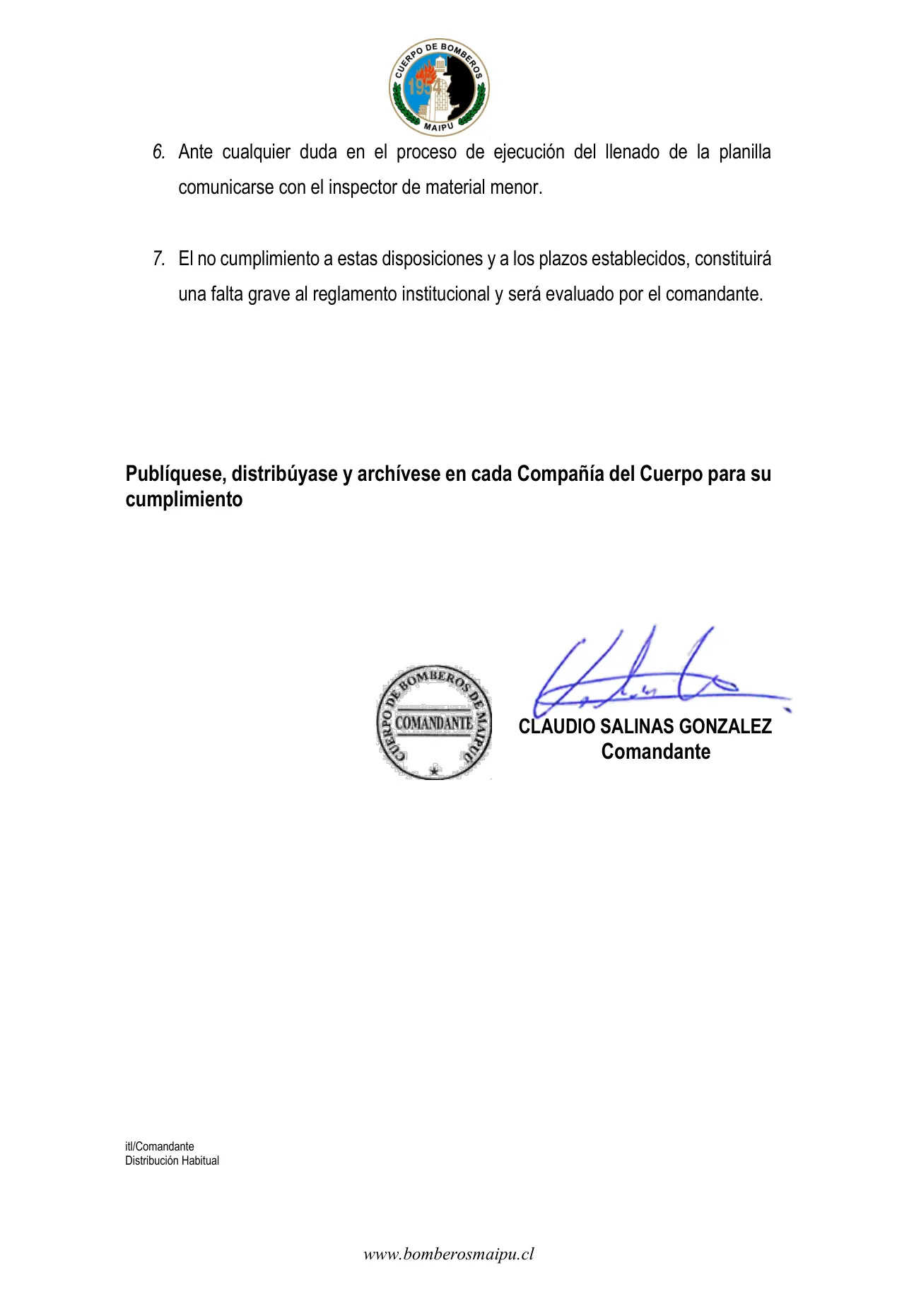 Página 2 de Orden del Día N° 154/2025