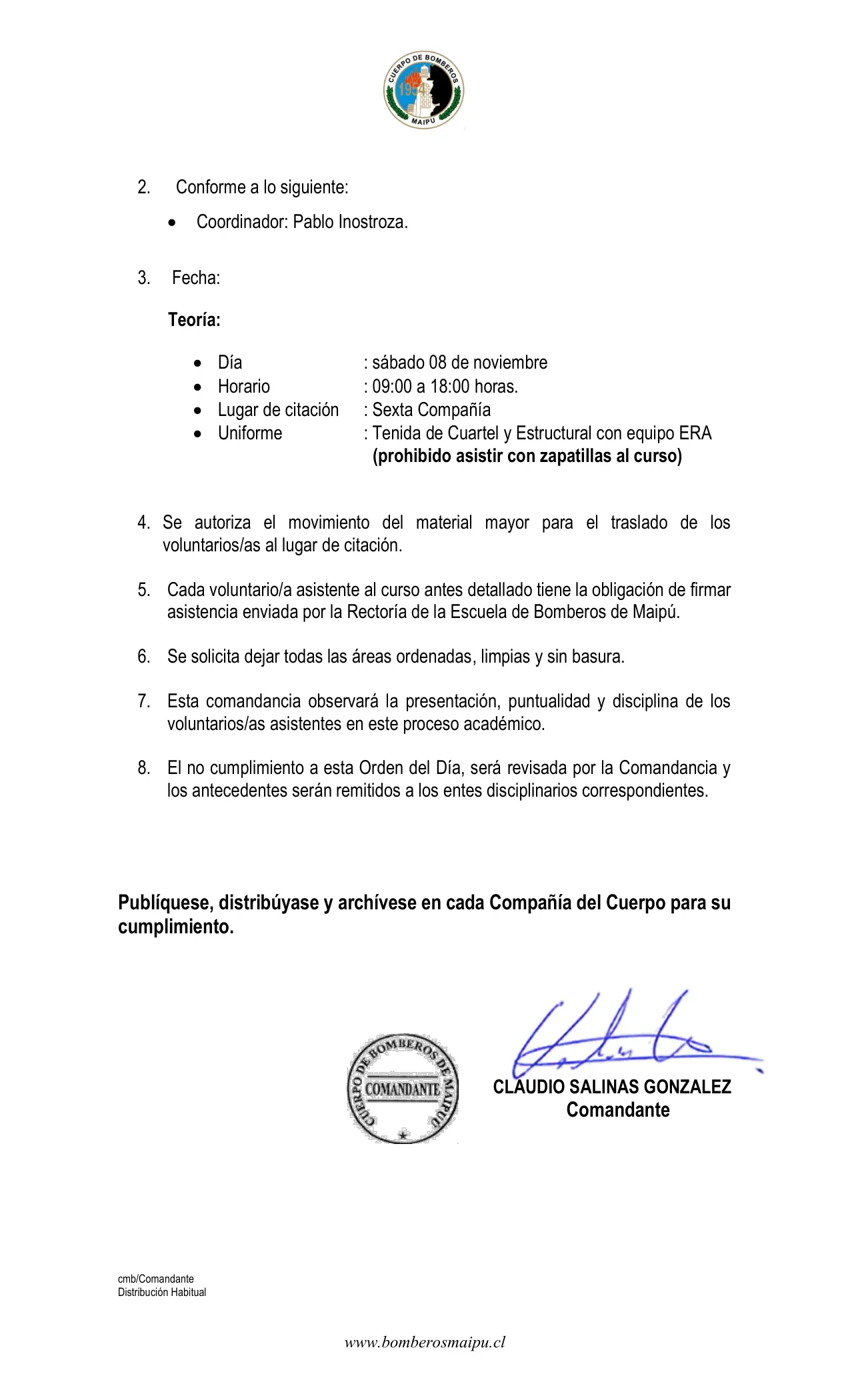 Página 2 de Orden del Día N° 145/2025