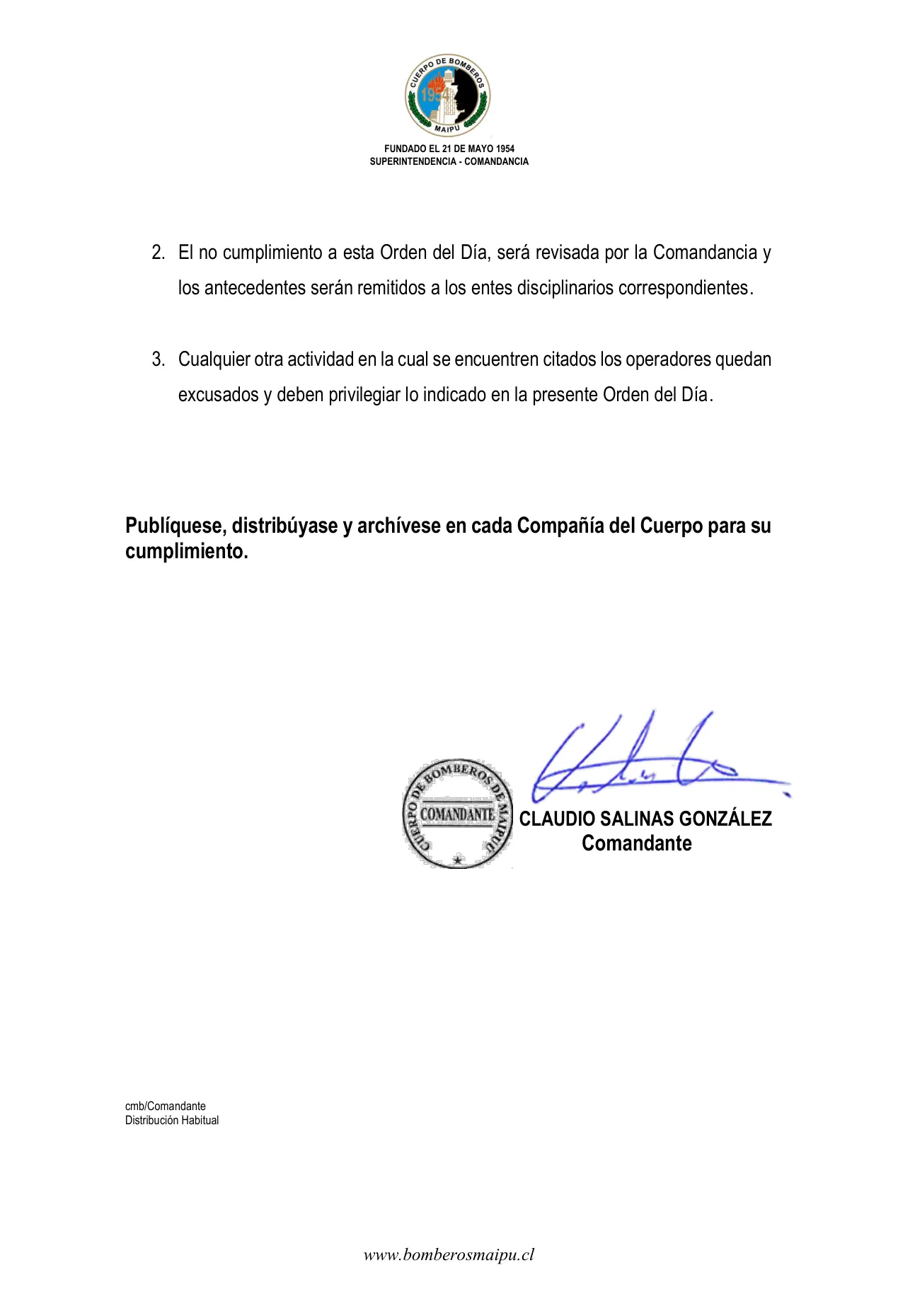 Página 3 de Orden del Día N° 148/2025