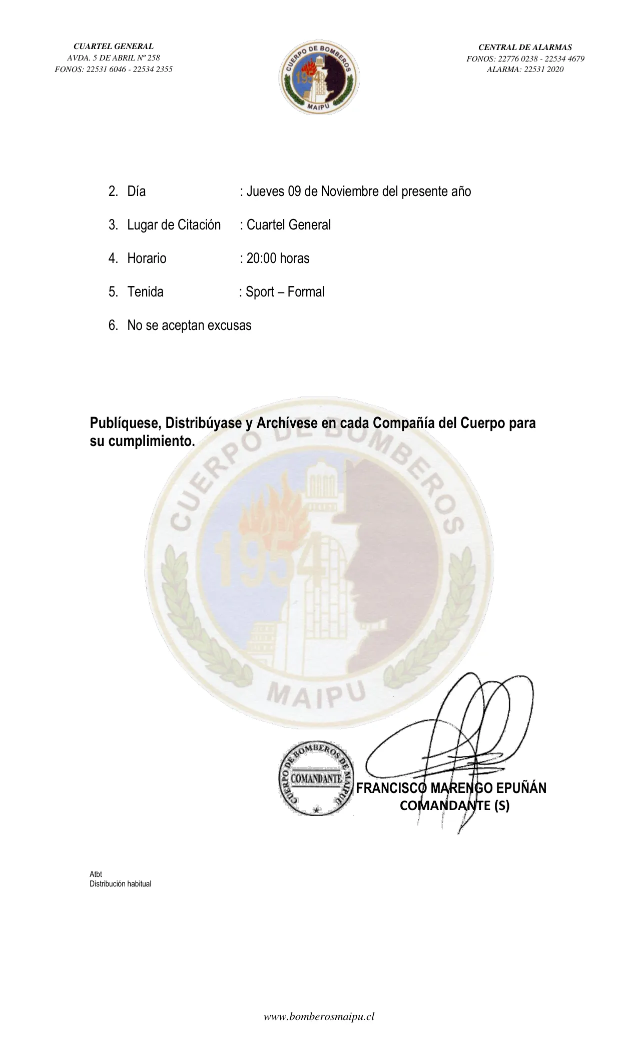 Página 2 de Orden del Día N° 173/2023