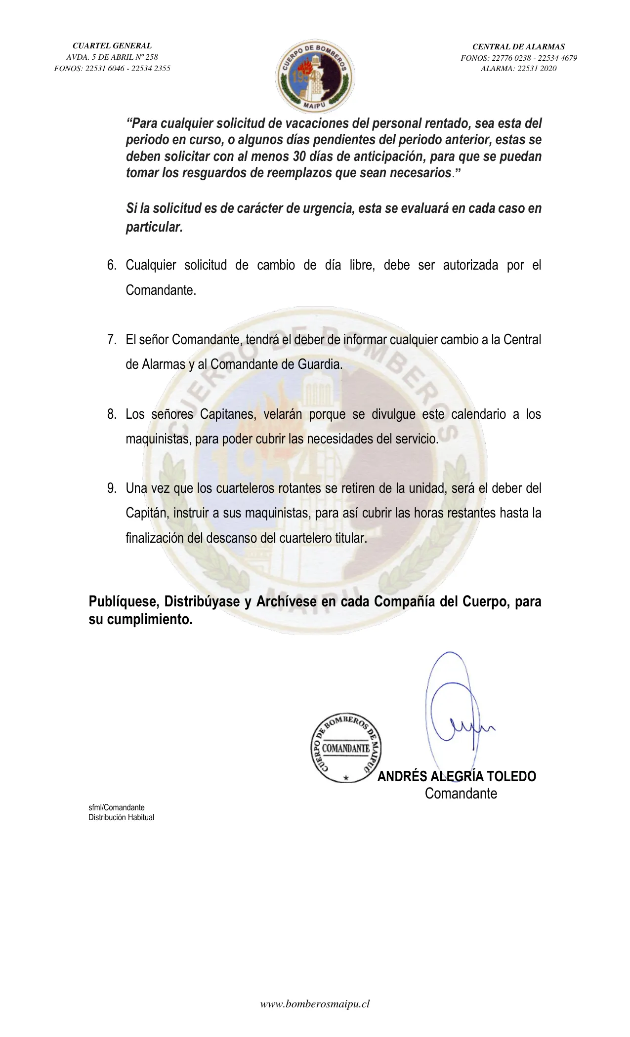 Página 2 de Orden del Día N° 26/2023