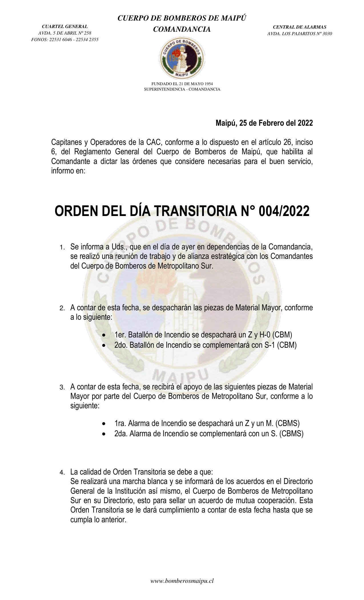 Página 1 de Anexo - ORDEN TRANSITORIA N.°004_2022 (2022)