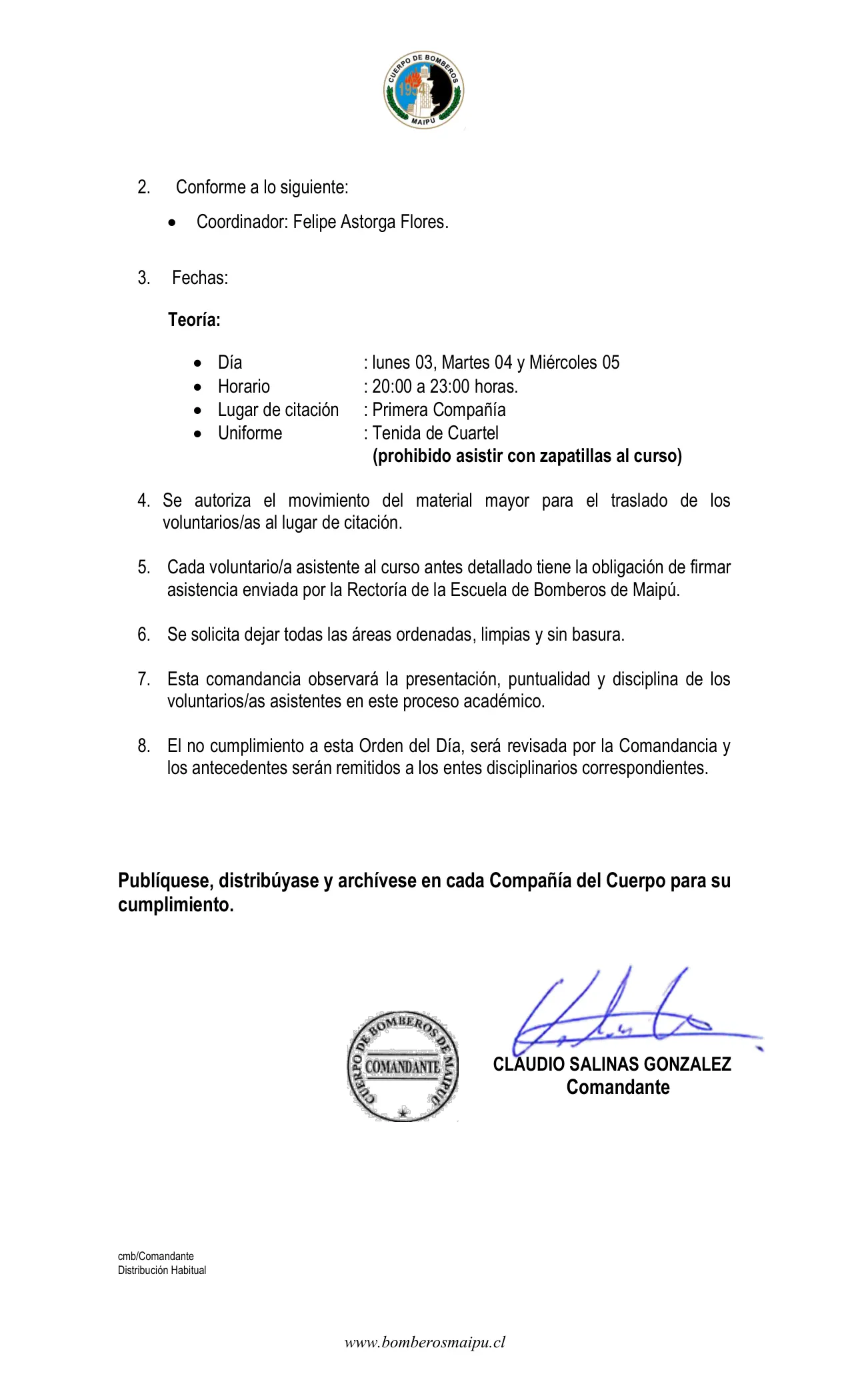 Página 2 de Orden del Día N° 140/2025