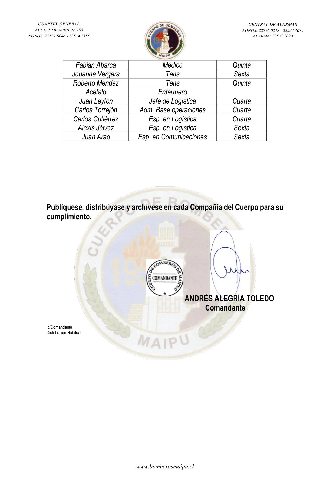 Página 2 de Orden del Día N° 37/2021