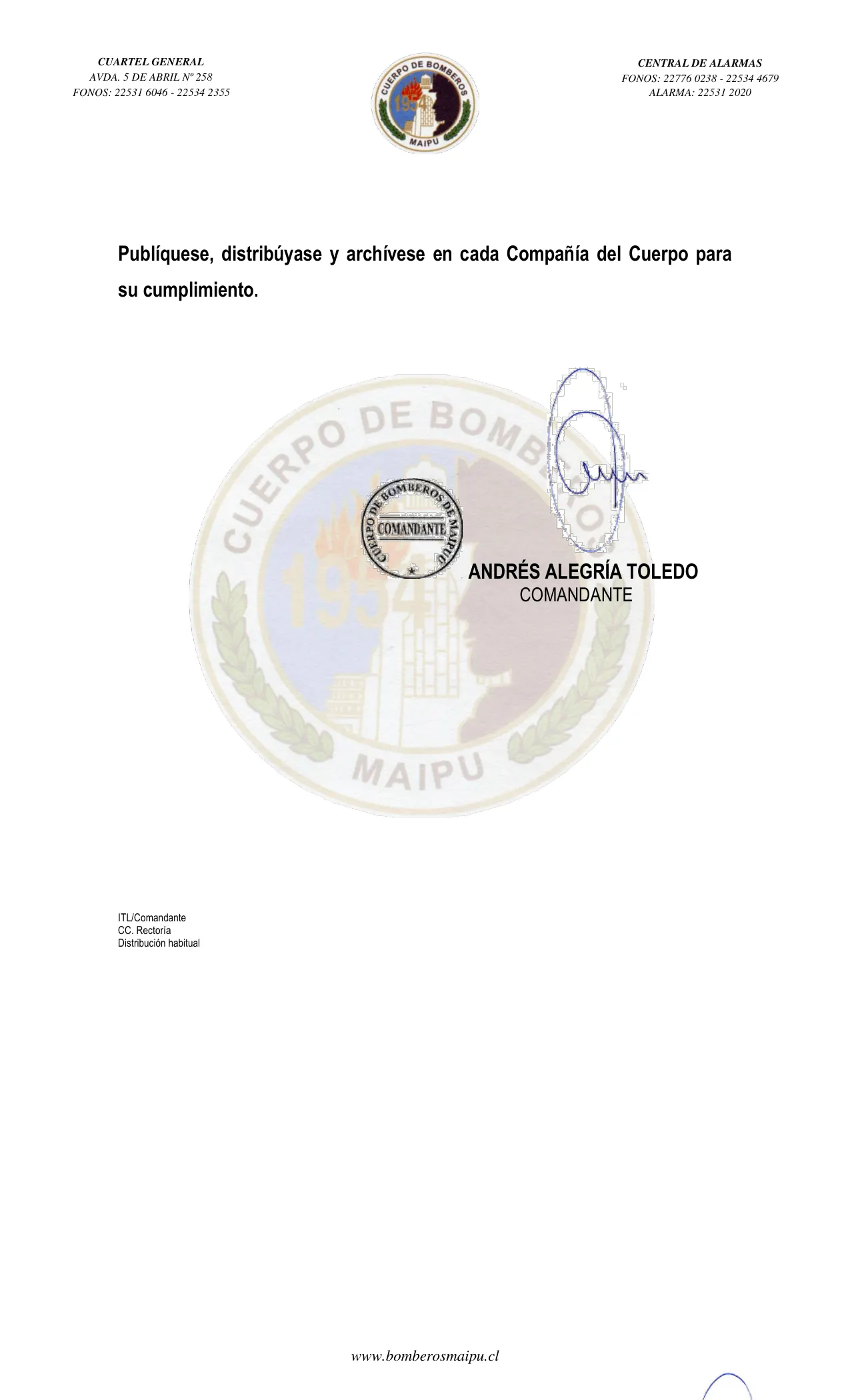 Página 2 de Orden del Día N° 163/2023