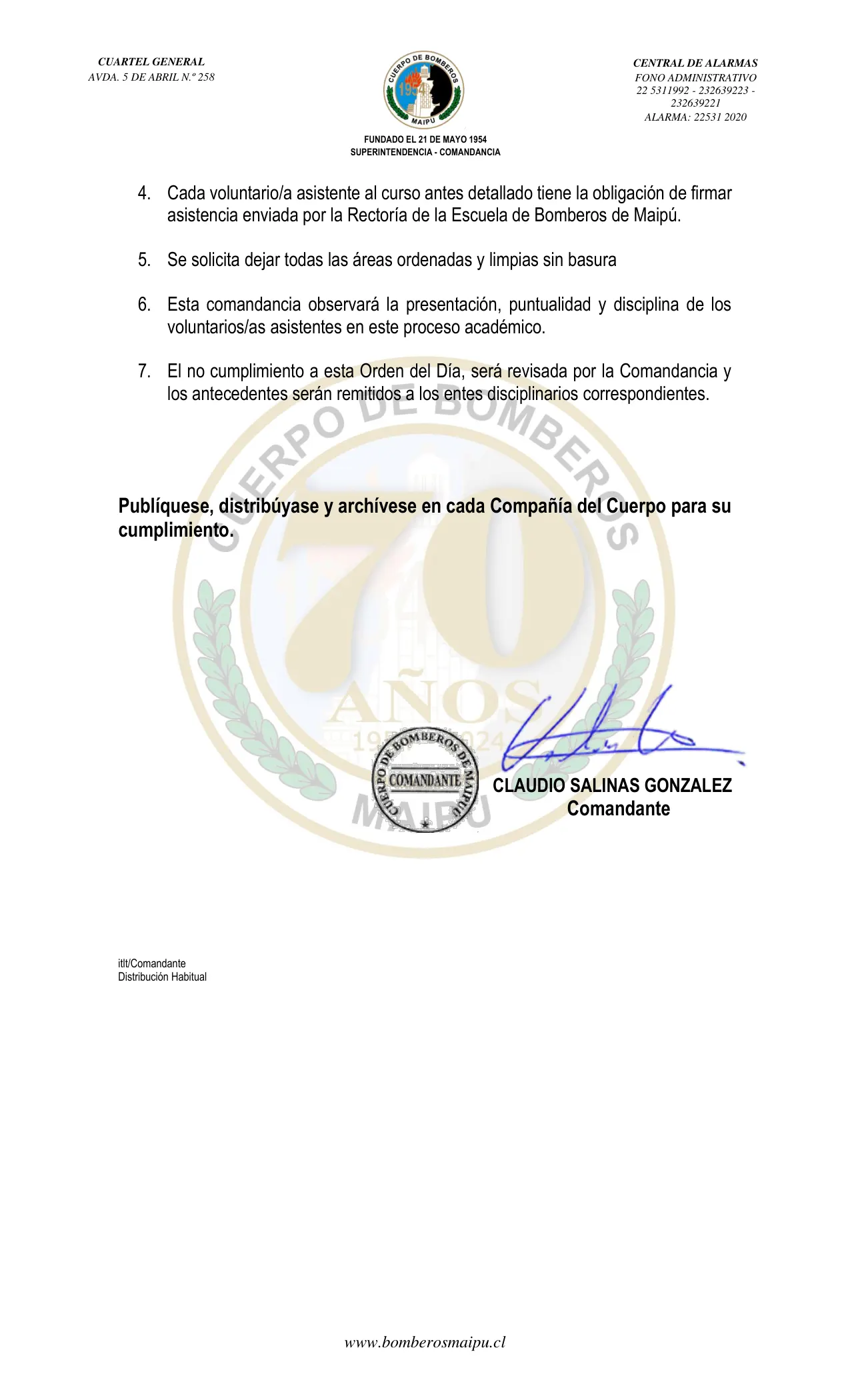 Página 2 de Orden del Día N° 93/2024