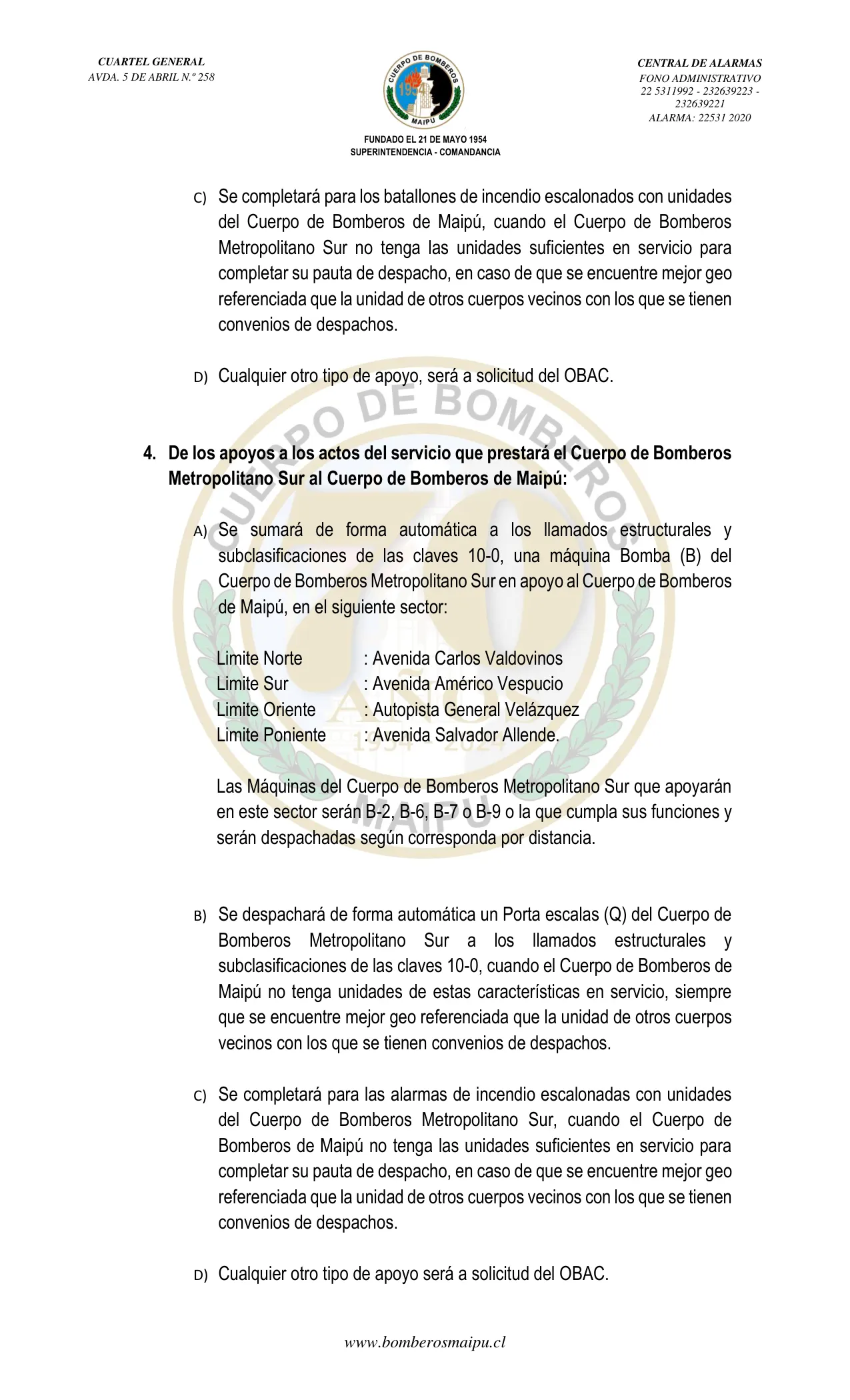 Página 2 de Orden del Día N° 118/2024