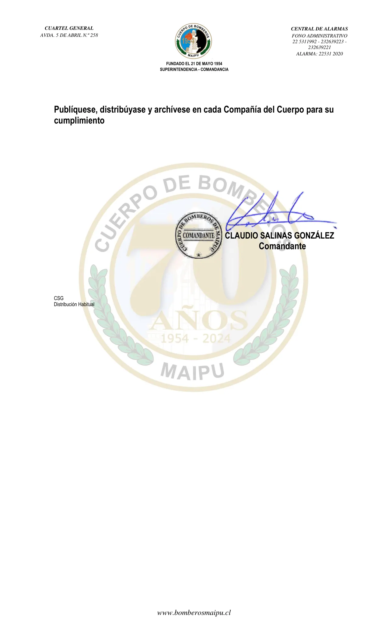 Página 2 de Orden del Día N° 108/2024