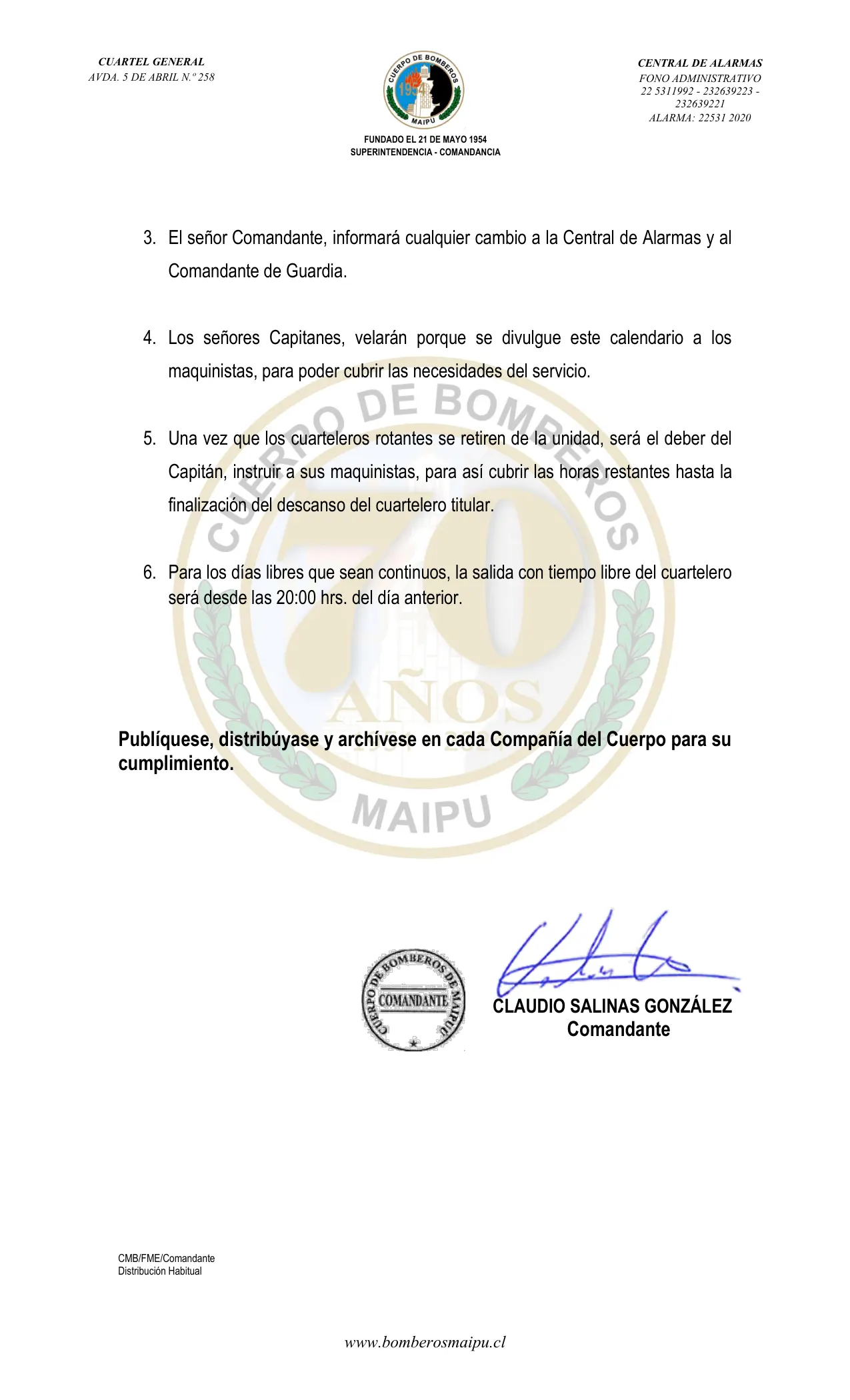 Página 2 de Orden del Día N° 96/2025