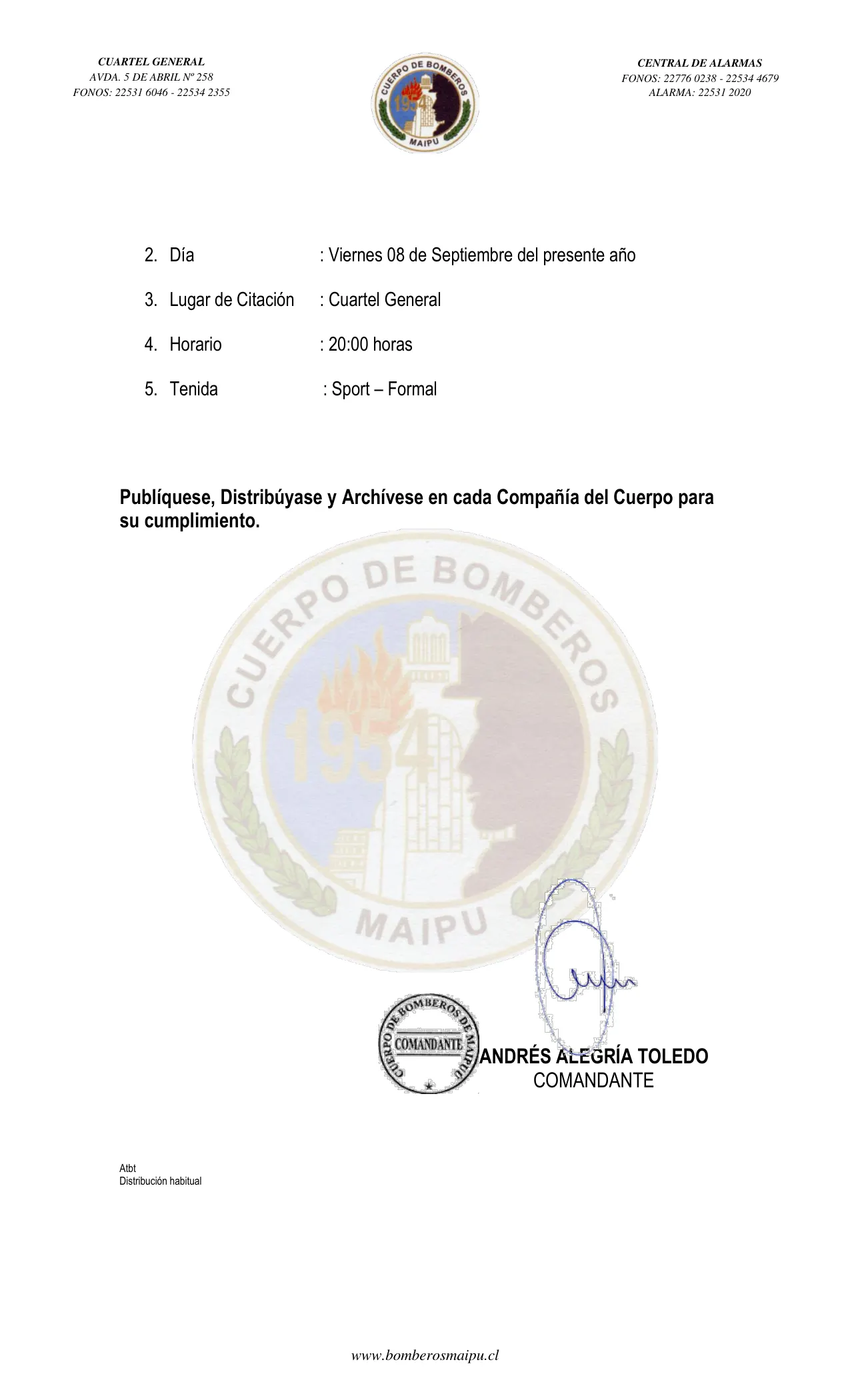 Página 2 de Orden del Día N° 147/2023