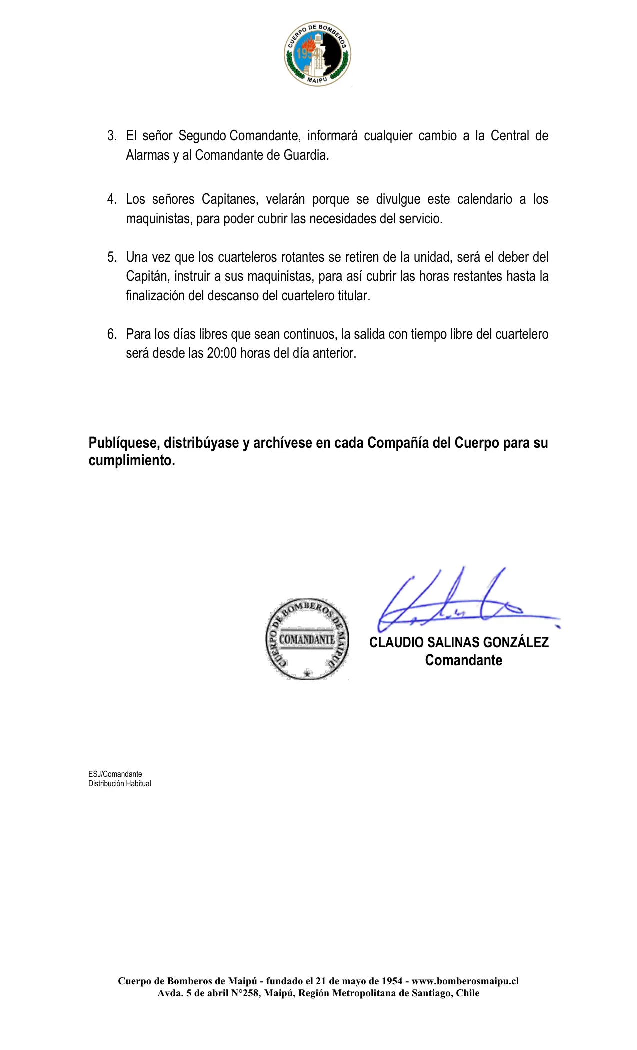 Página 2 de Orden del Día N° 86/2026