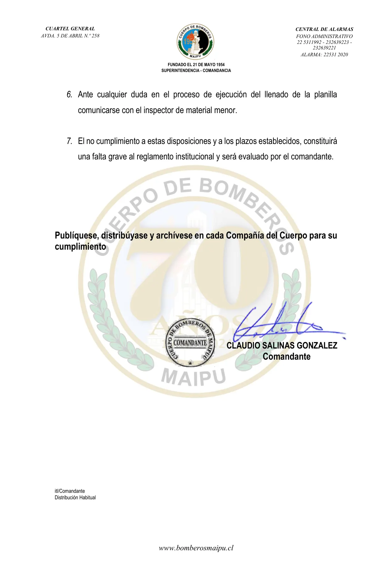 Página 2 de Orden del Día N° 79/2025