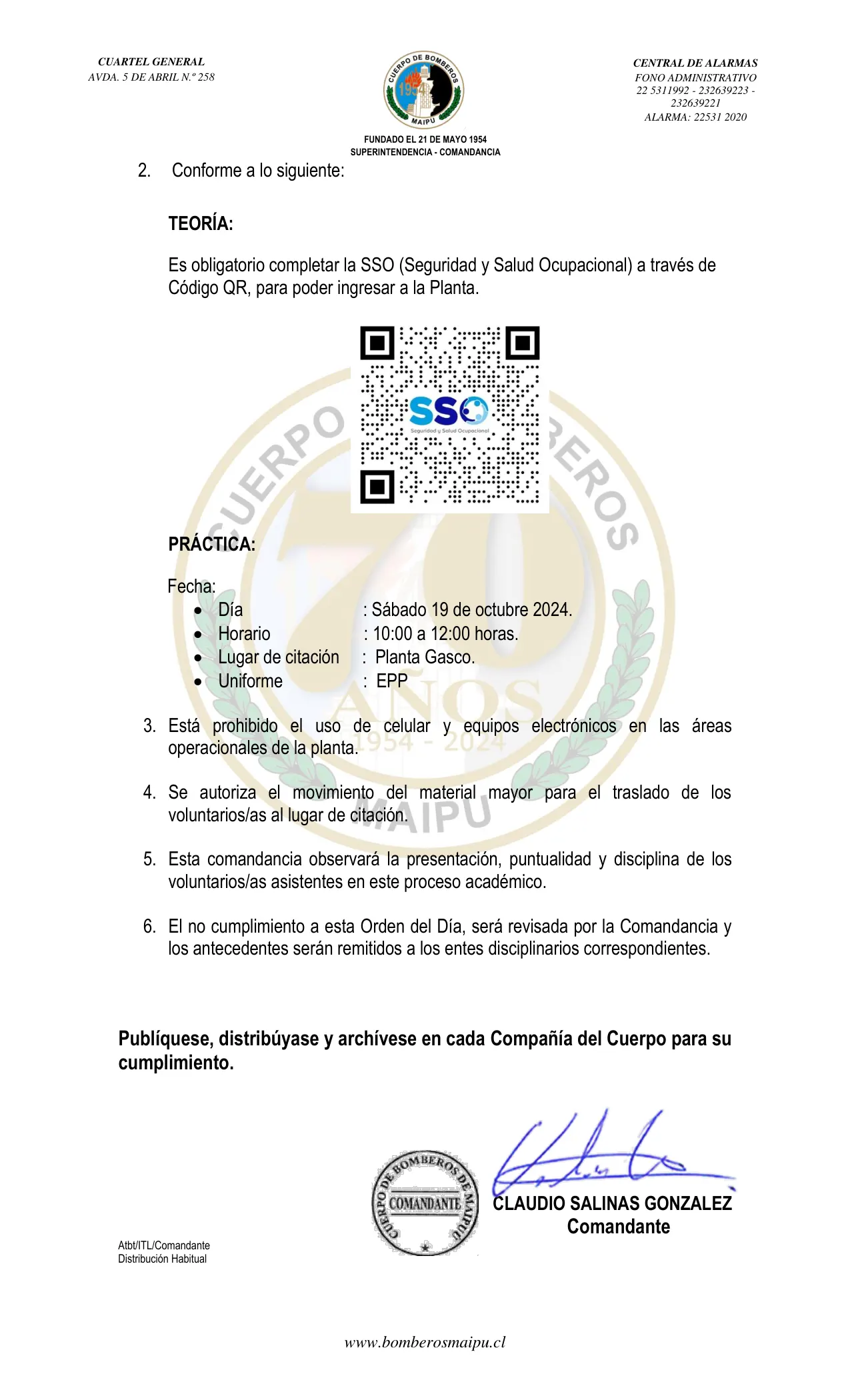 Página 2 de Orden del Día N° 139/2024