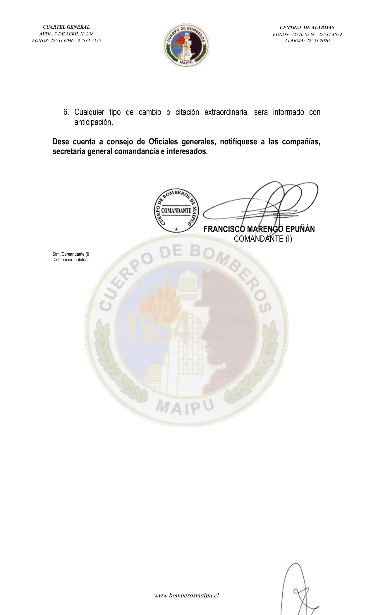 Página 2 de Orden del Día N° 10/2023
