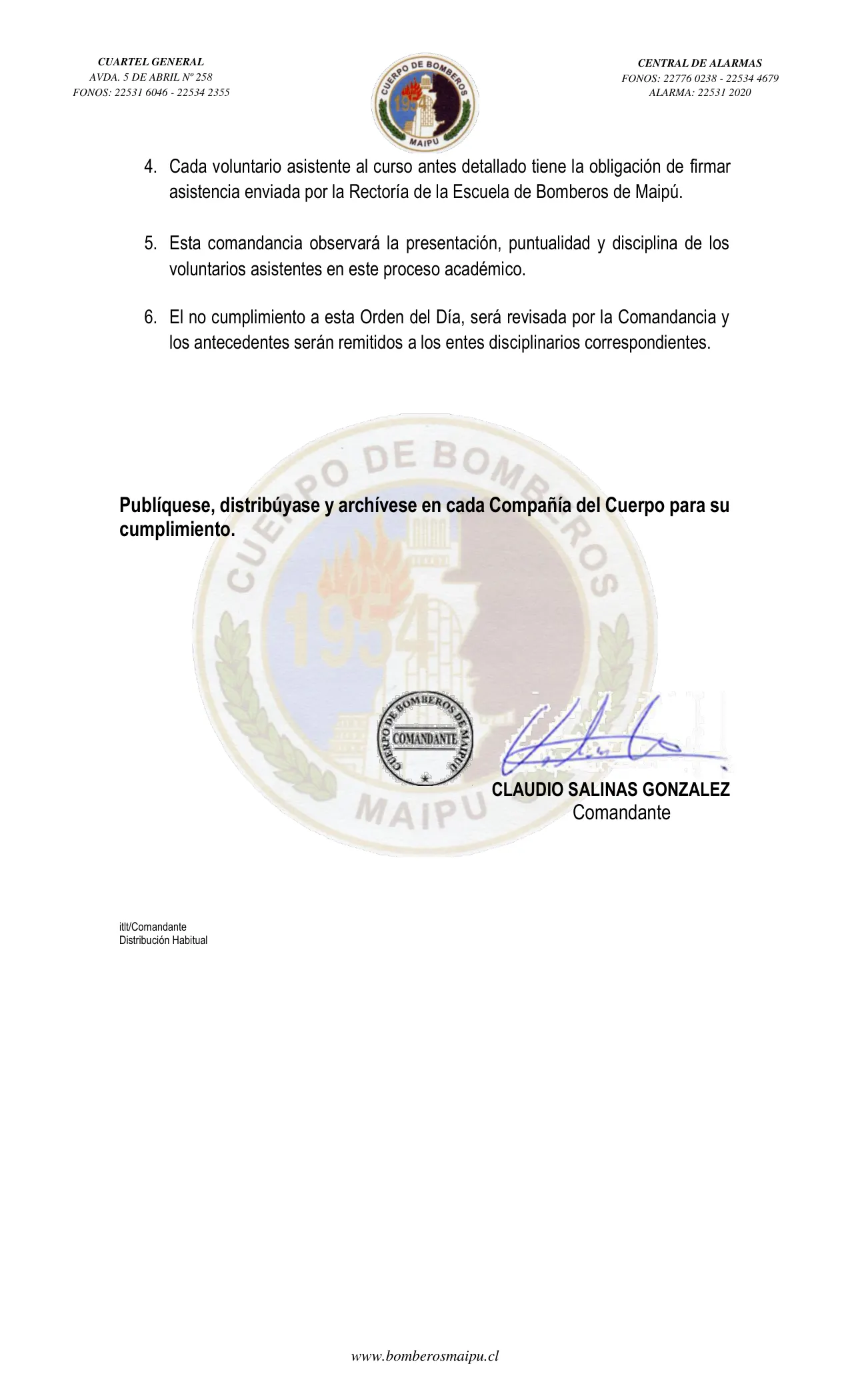Página 2 de Orden del Día N° 43/2024