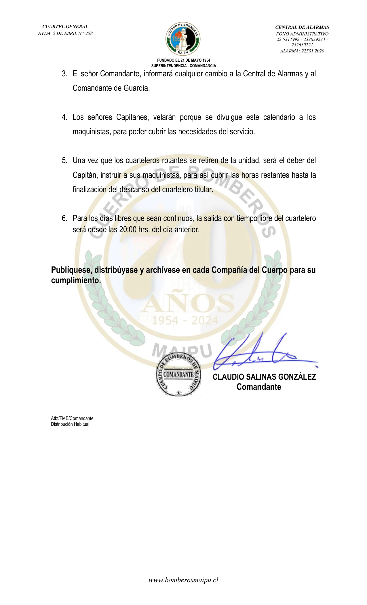 Página 2 de Orden del Día N° 163/2024