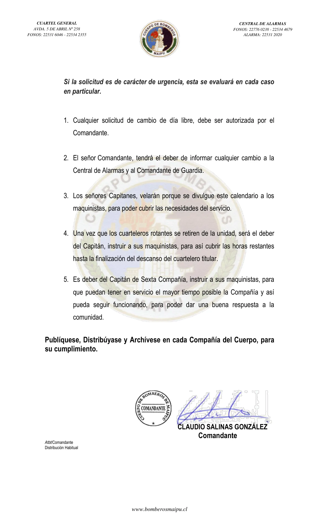 Página 2 de Orden del Día N° 20/2024