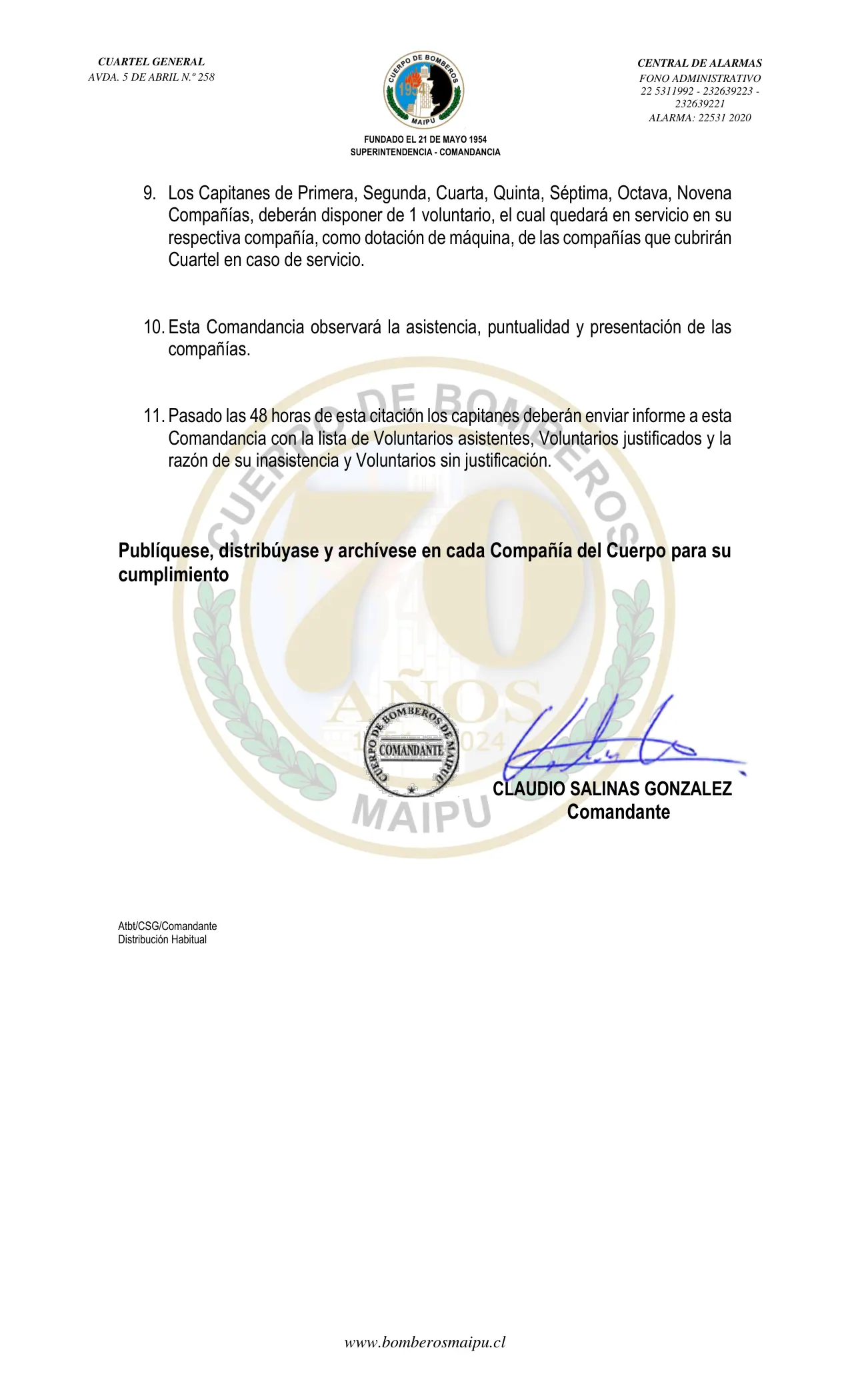 Página 2 de Orden del Día N° 60/2024
