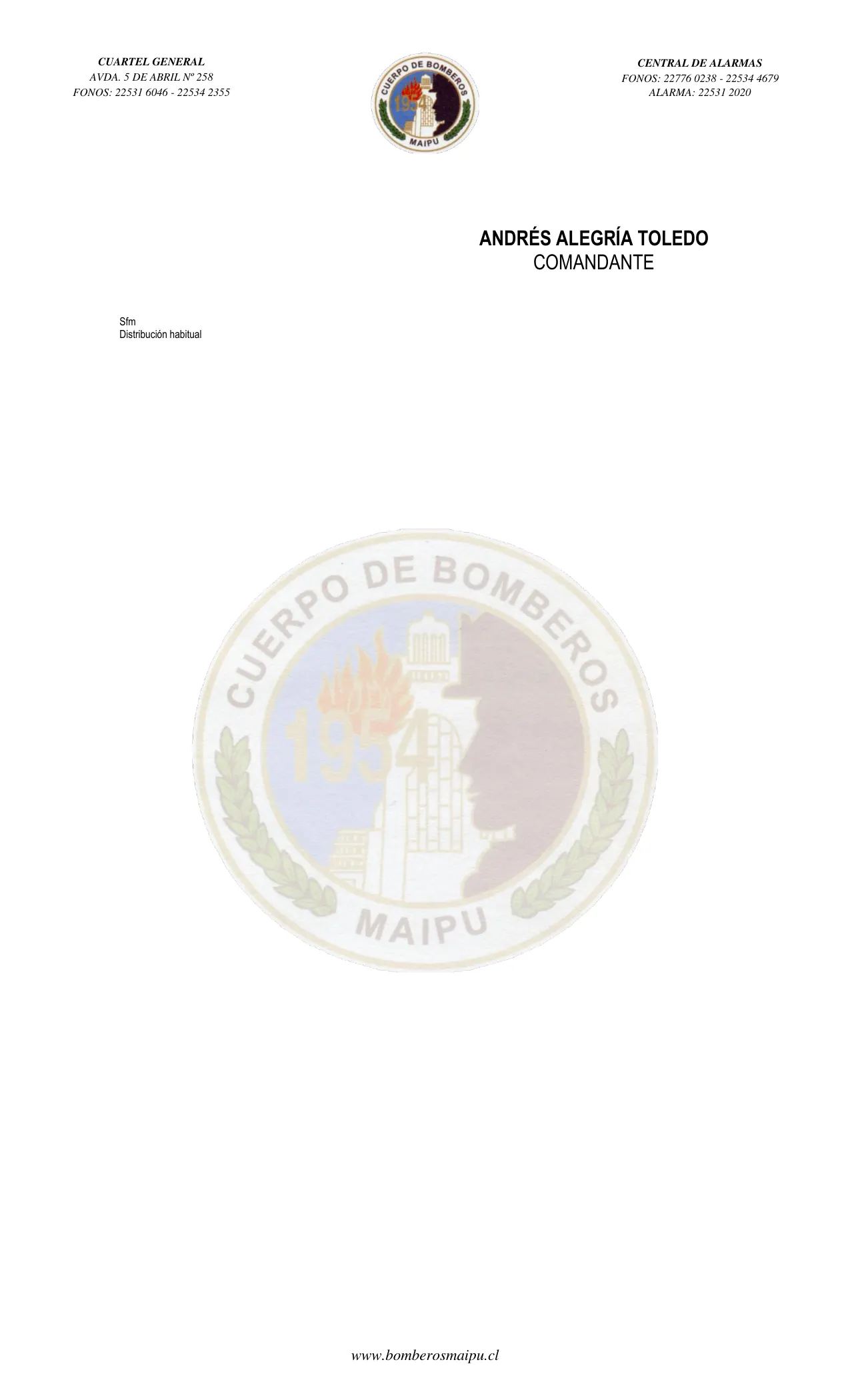 Página 2 de Orden del Día N° 111/2022