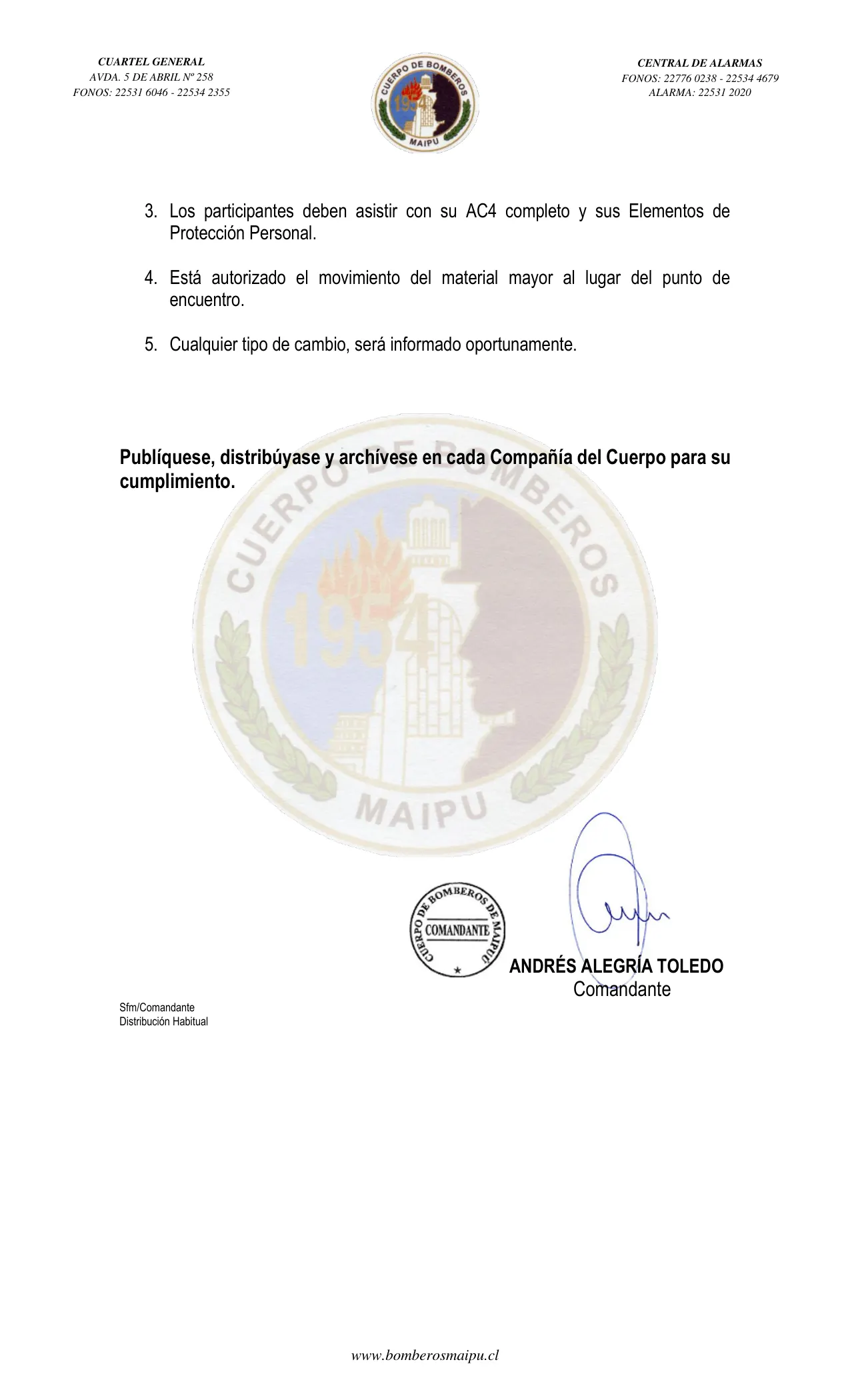 Página 2 de Orden del Día N° 127/2023
