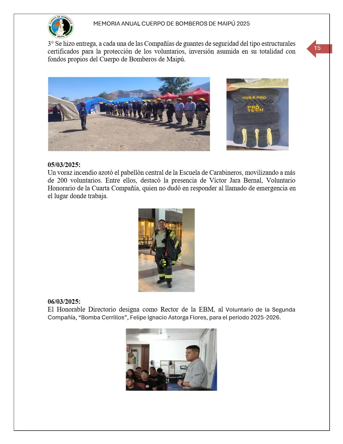 Página 15 de Memoria Anual 2025