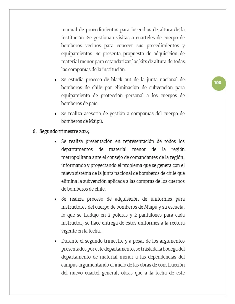 Página 100 de Memoria Anual 2024