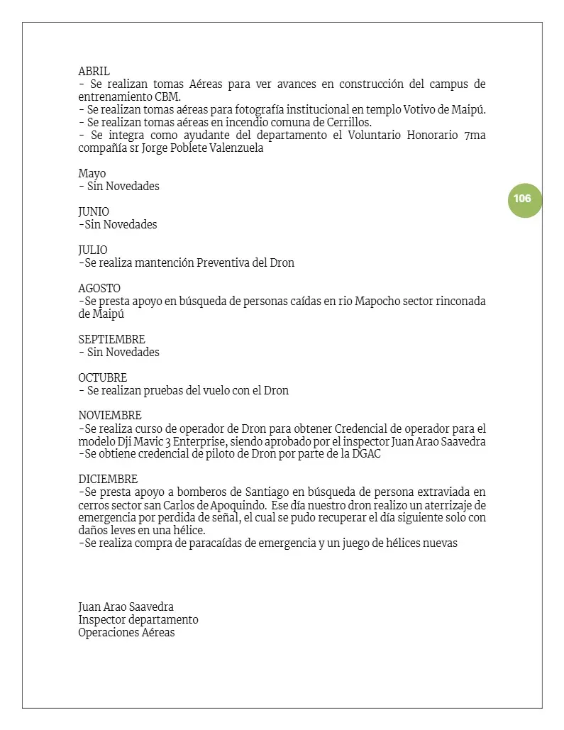 Página 106 de Memoria Anual 2024
